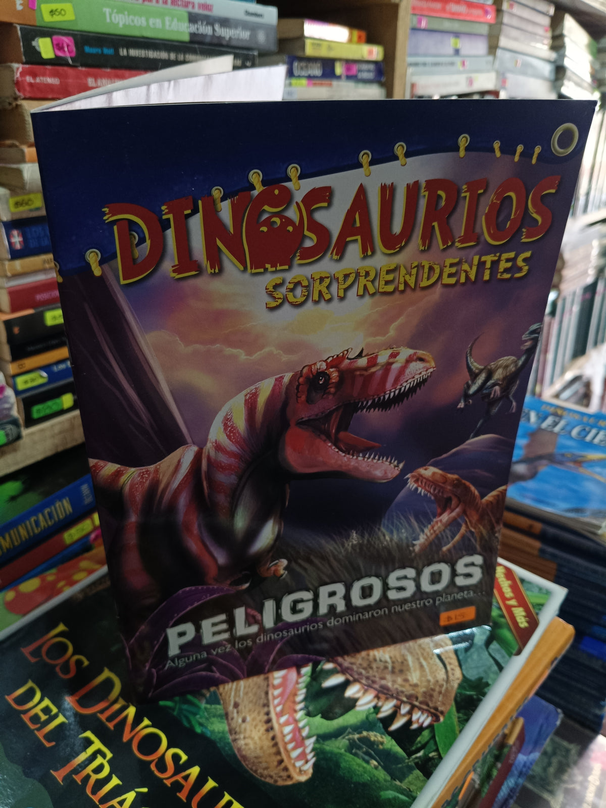 DINOSAURIOS SORPRENDENTES PELIGROSOS USADO INFANTIL LITERARIO 305
