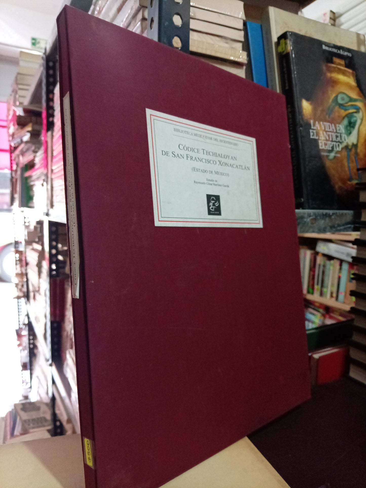 CODICE TECHIALOYAN DE SAN FRANCISCO XONACATLAN ESTADO DE MEXICO POR REYMUNDO CESAR MARTÍNEZ GARCÍA USADO HISTORIA LITERARIO 305