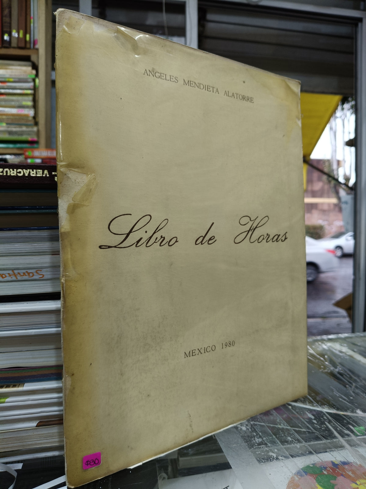 LIBRO DE HORAS POR ANGELES MENDIETA ALATORRE USADO POESIA JUAREZ 507