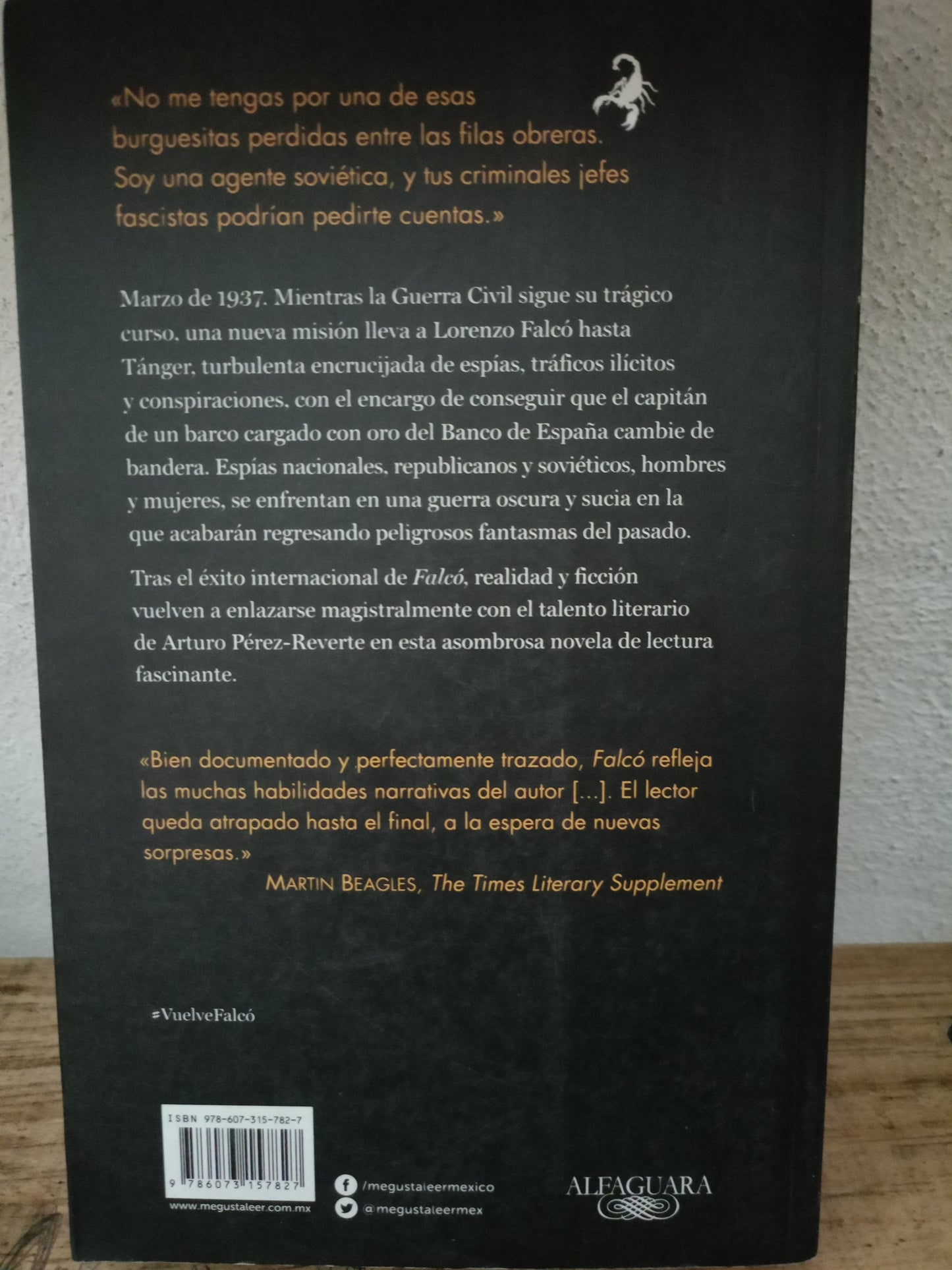 ERA ARTURO PEREZ REVERTE USADO NOVELA LITERARIO 305