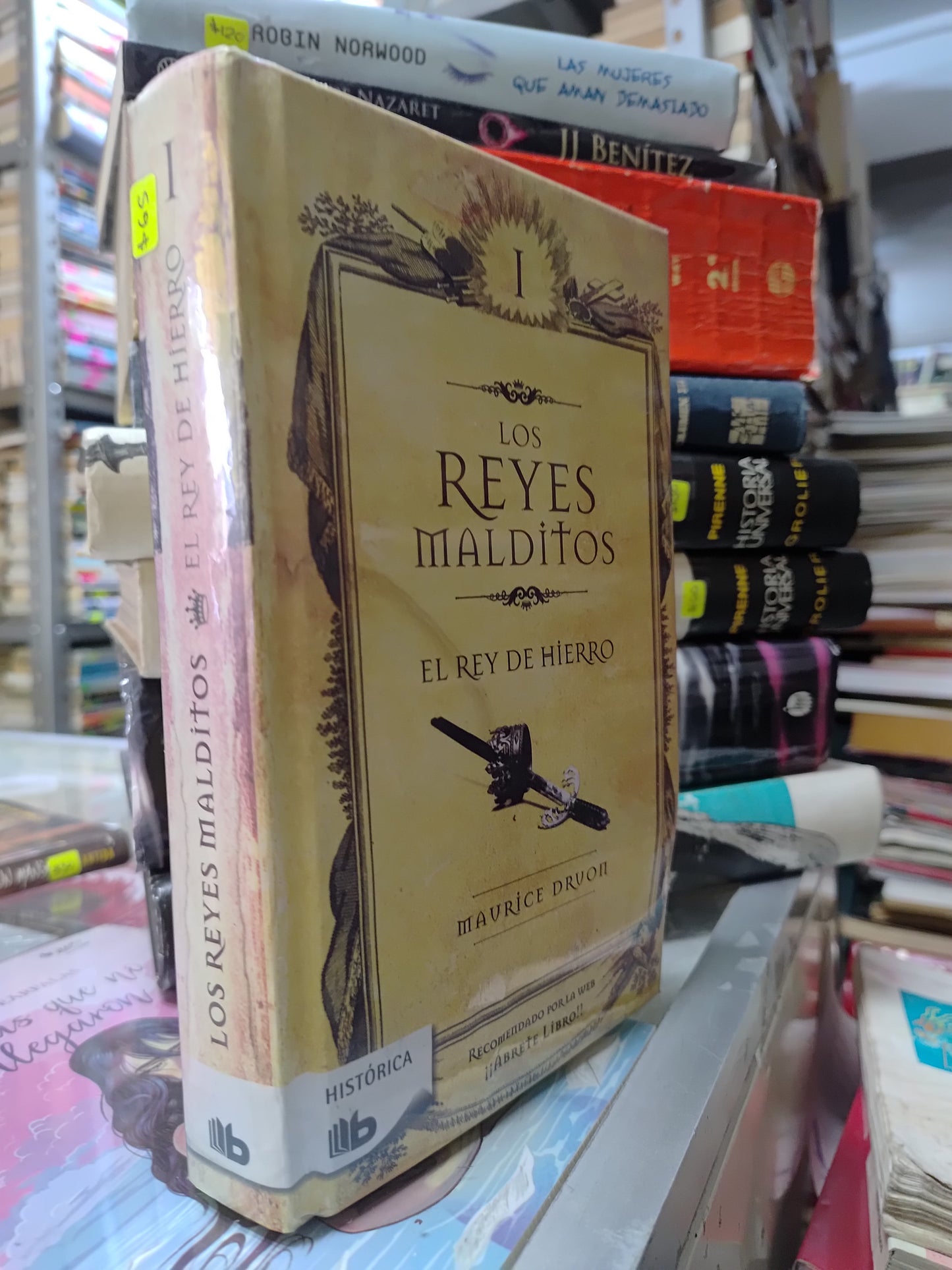 LOS REYES MALDITOS LA LEY DE HIERRO POR MAURICE DRUON USADO NOVELAS JUAREZ 507