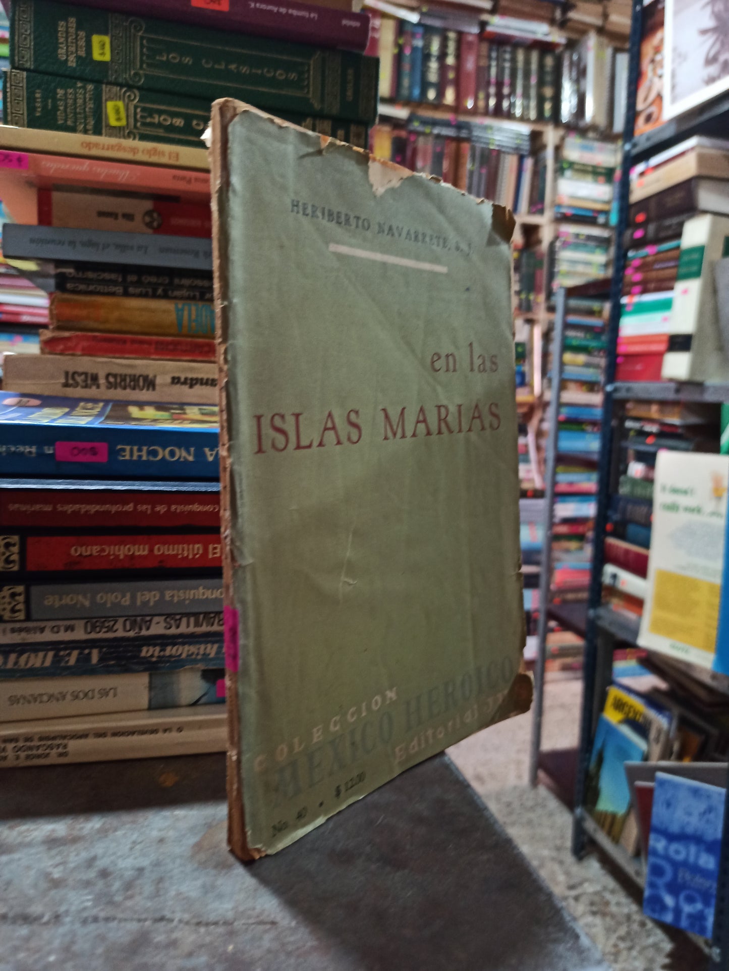 EN LAS ISLAS MARIAS POR HERIBERTO NAVARRETE J. USADO NOVELAS ALDAMA