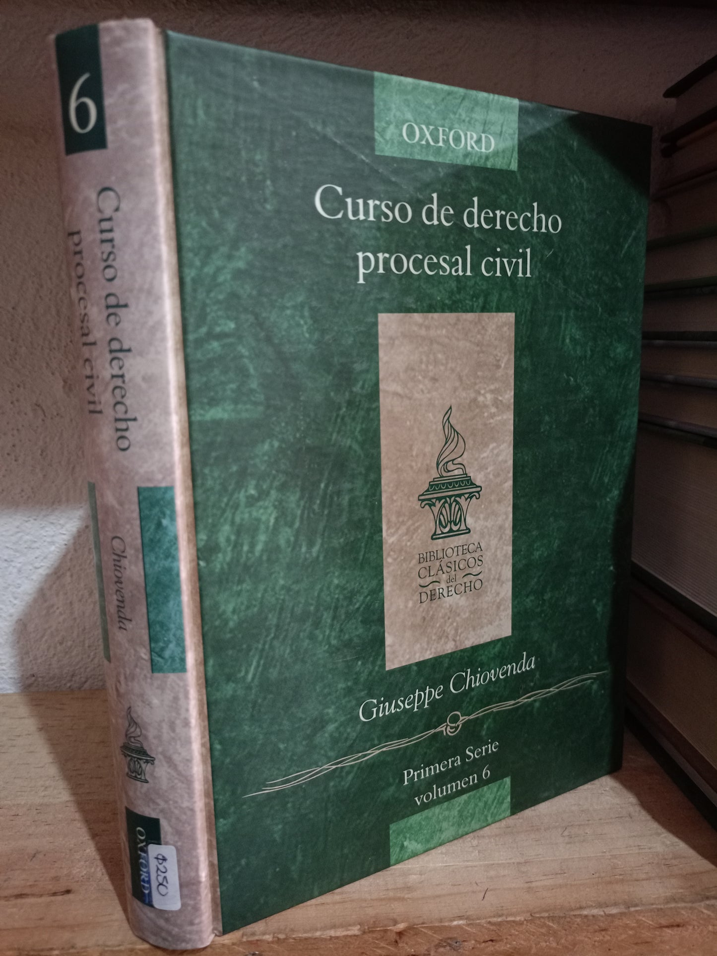 CURSO DE DERECHO PROCESAL CIVIL POR GIUSEPPE CHIOVENDA USADO DERECHO LITERARIO 305