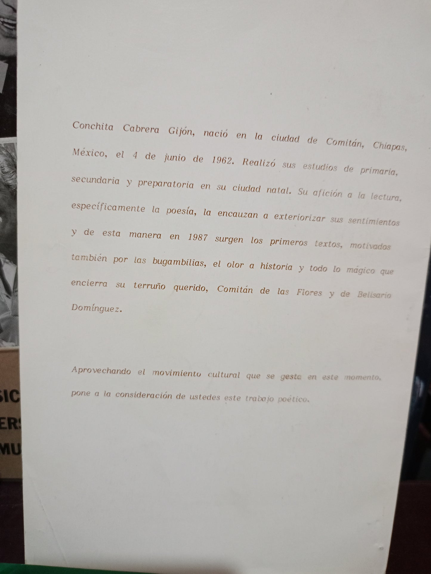ATEMPORALIDAD CONCHITA CABRERA GIJON USADO POESIA LITERARIO 305