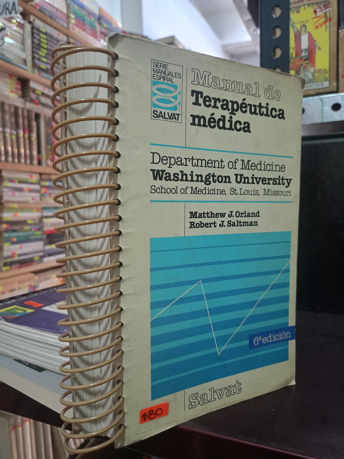 MANUAL DE TERAPEUTICA MEDICA POR MATTHEW J ORLAND USADO SALUD LITERARIO 305