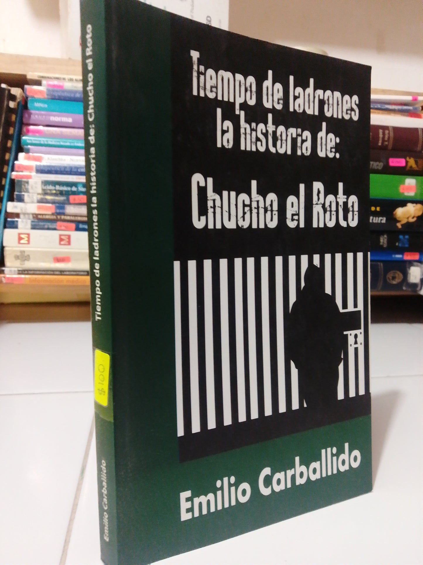 TIEMPO DE LADRONES LA HISTORIA DE CHUCHO EL ROTO POR EMILIO CARVALLIDO USADO NOVELA JUAREZ