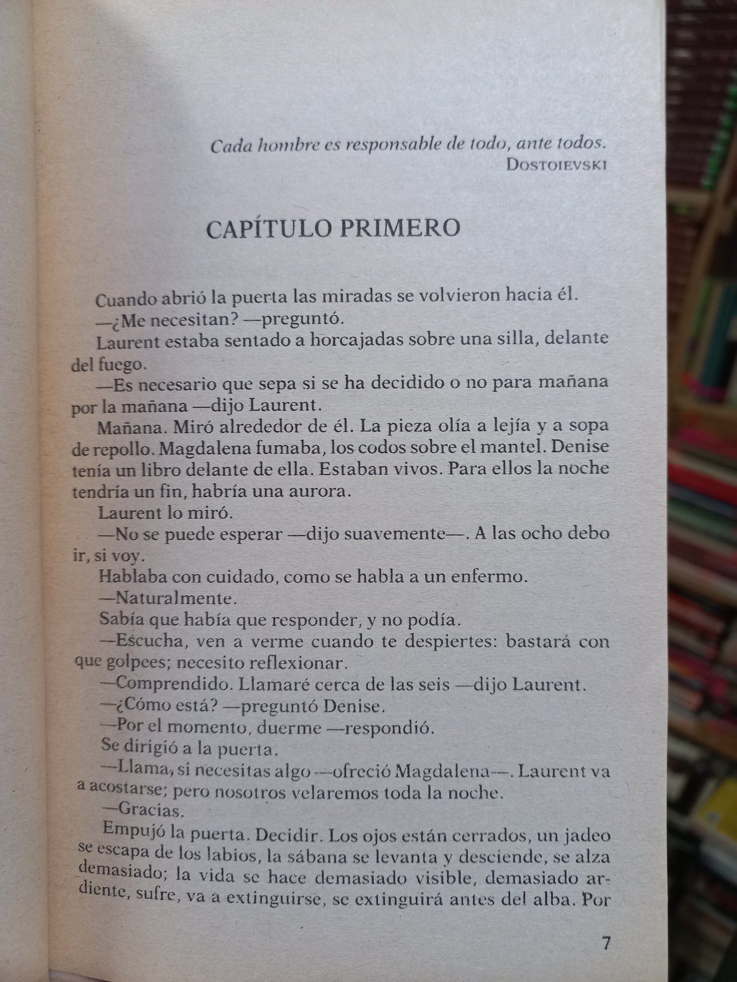 LA SANGRE DE LOS OTROS POR SIMONE DE BEAUVOIR USADO NOVELA JUÁREZ