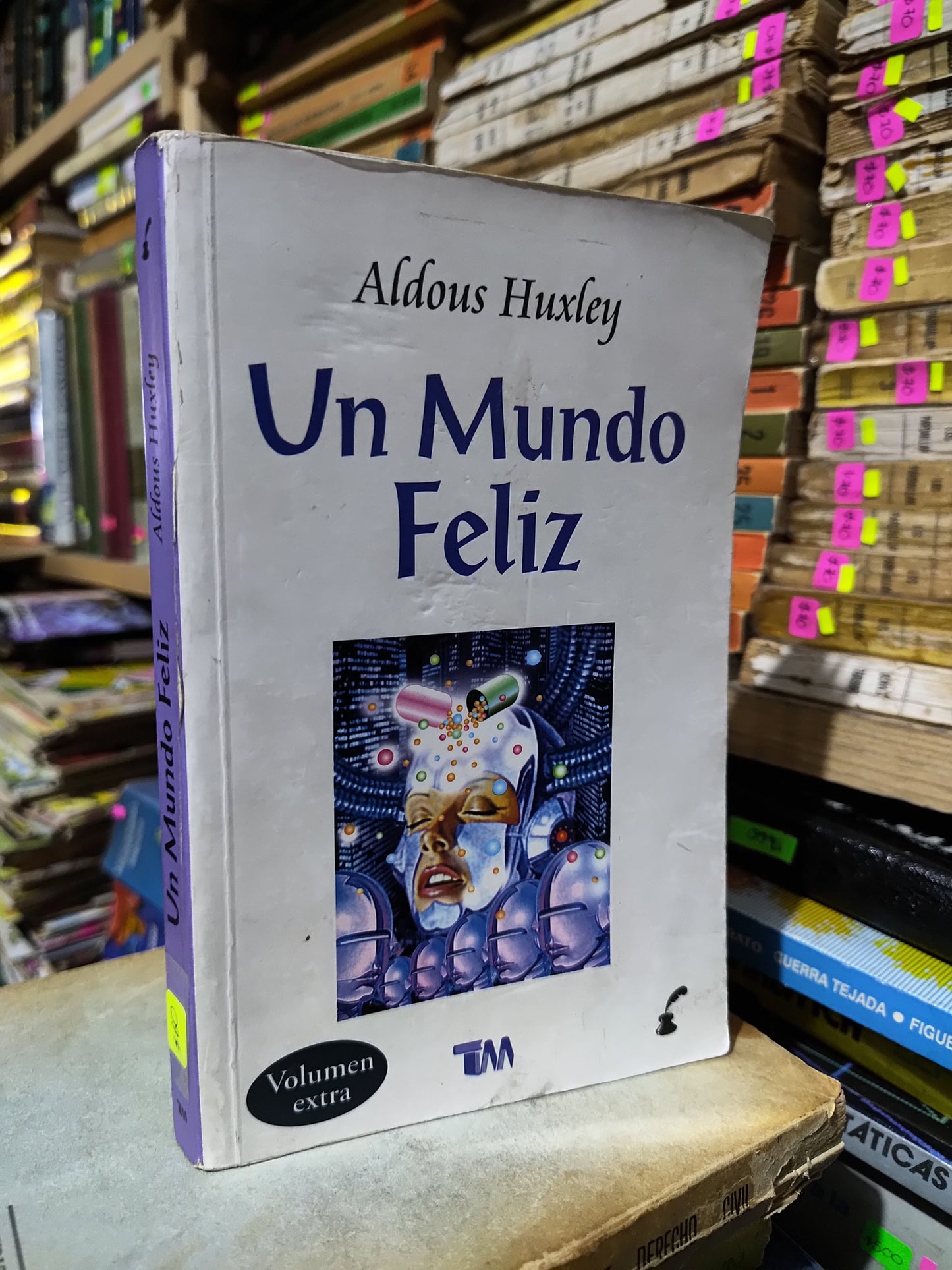 UN MUNDO FELIZ POR ALDOUS HUXLEY USADO NOVELAS JUAREZ 507