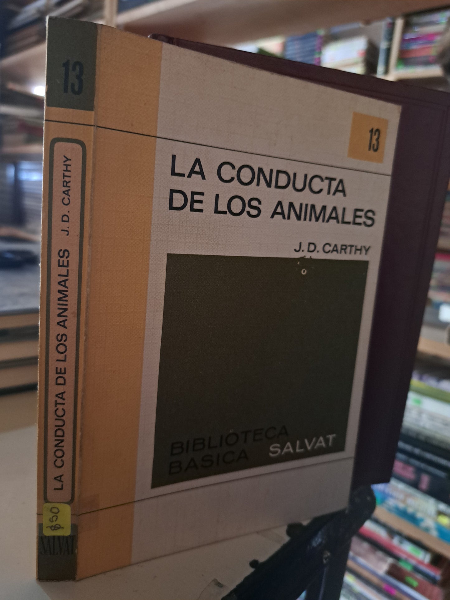LA CONDUCTA DE LOD ANIMALES J.D. CARTHY USADO NOVELA LITERARIO 207