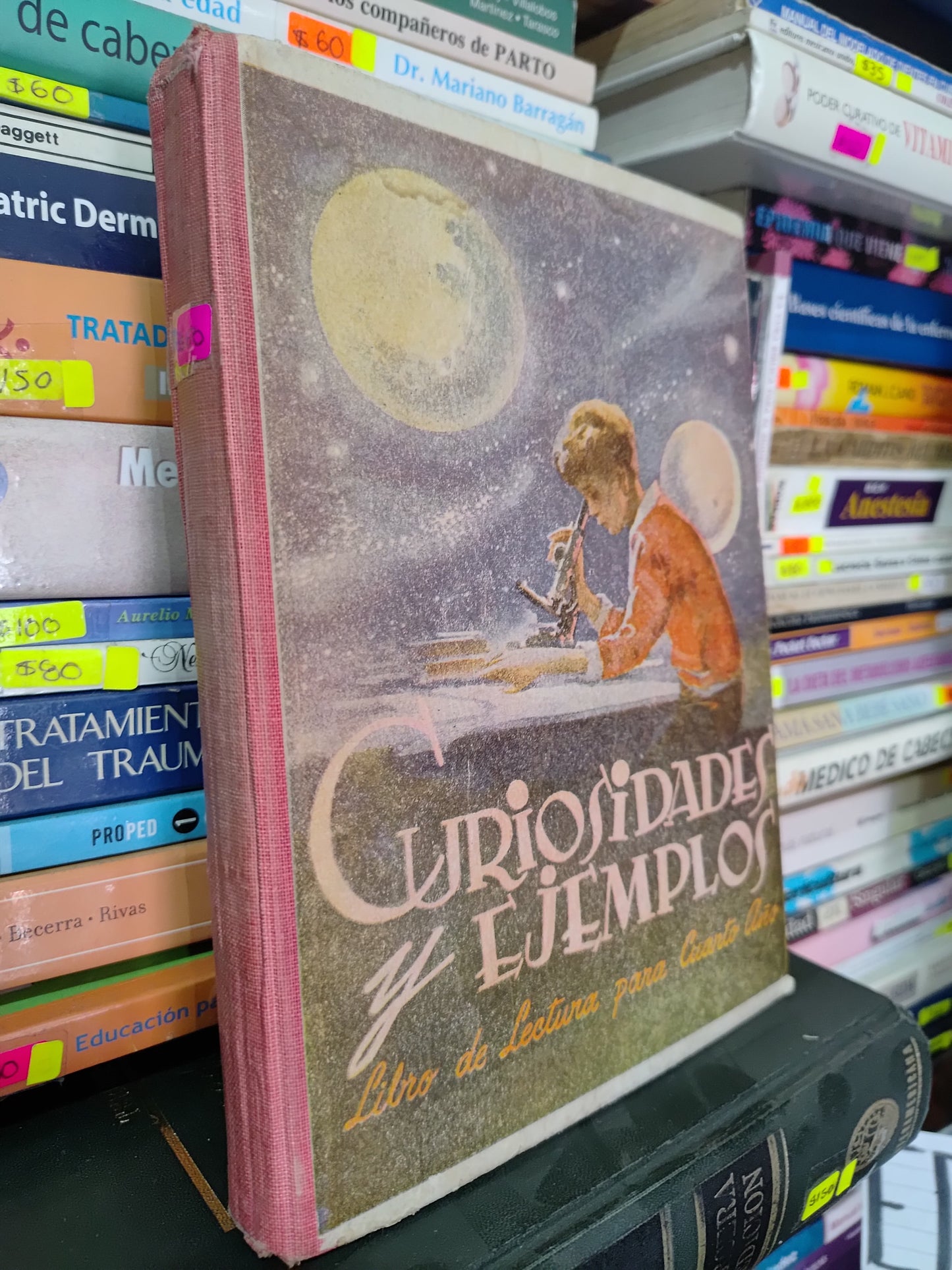 CURIOSIDADES Y EJEMPLOS LIBRO DE LECTURA PARA CUARTO AÑO POR SANTIAGO HERNANDEZ RUIZ USADO NOVELAS LITERARIO 305