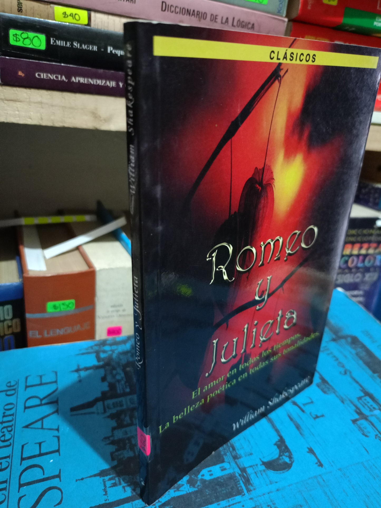 ROMEO Y JULIETA POR WILLIAM SHAKESPEARE USADO NOVELA LITERARIO 305