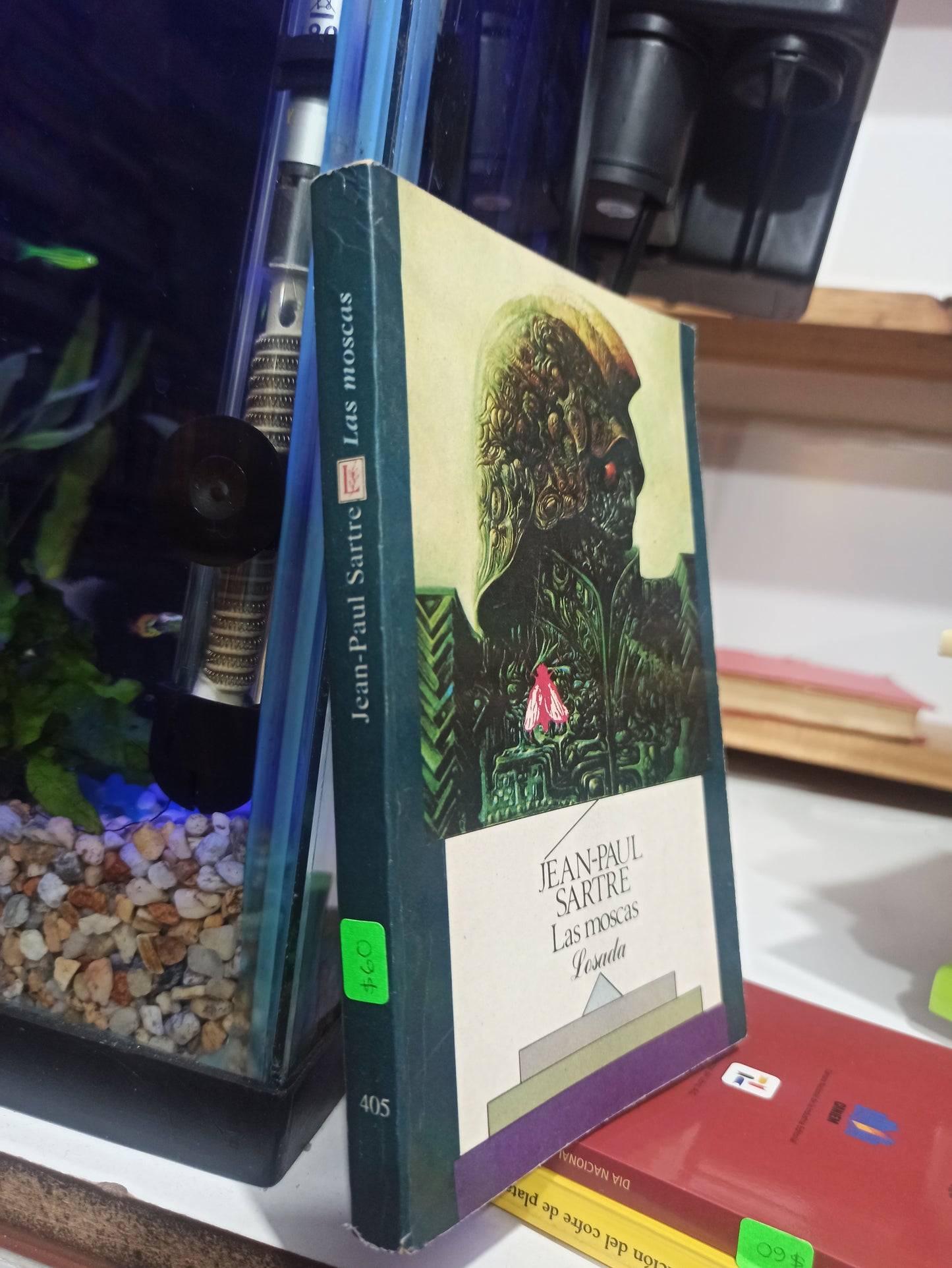 LAS MOSCAS POR JEAN PAUL SARTRE USADO NOVELAS JUÁREZ