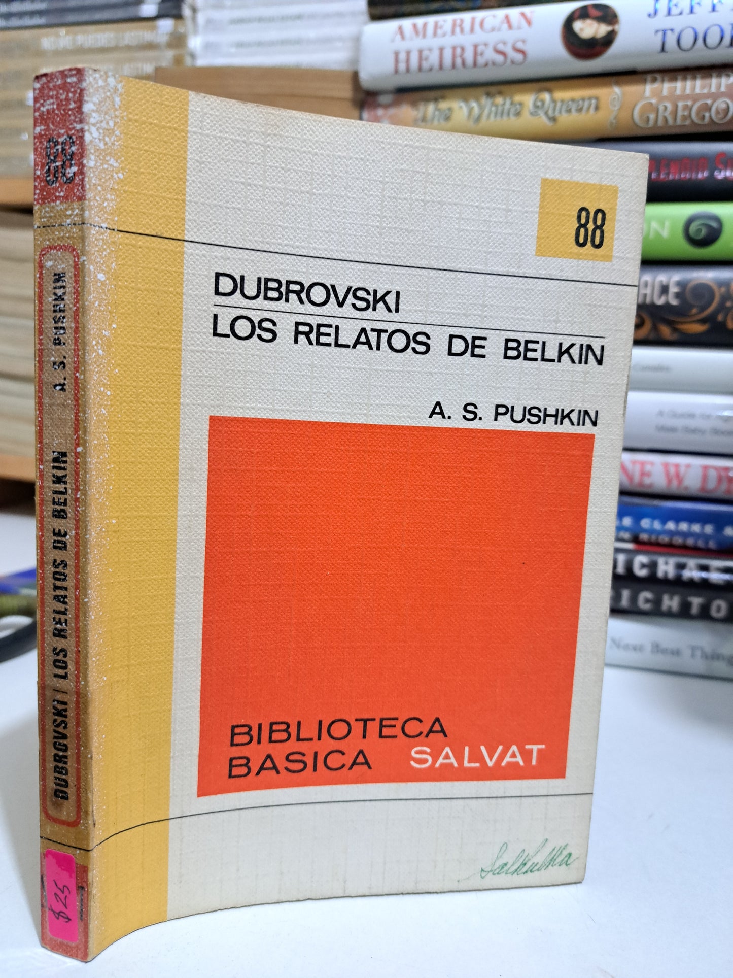 DUBROVSKI LOS RELATOS DE BELKIN A.S. PUSHKIN USADO NOVELA JUÁREZ