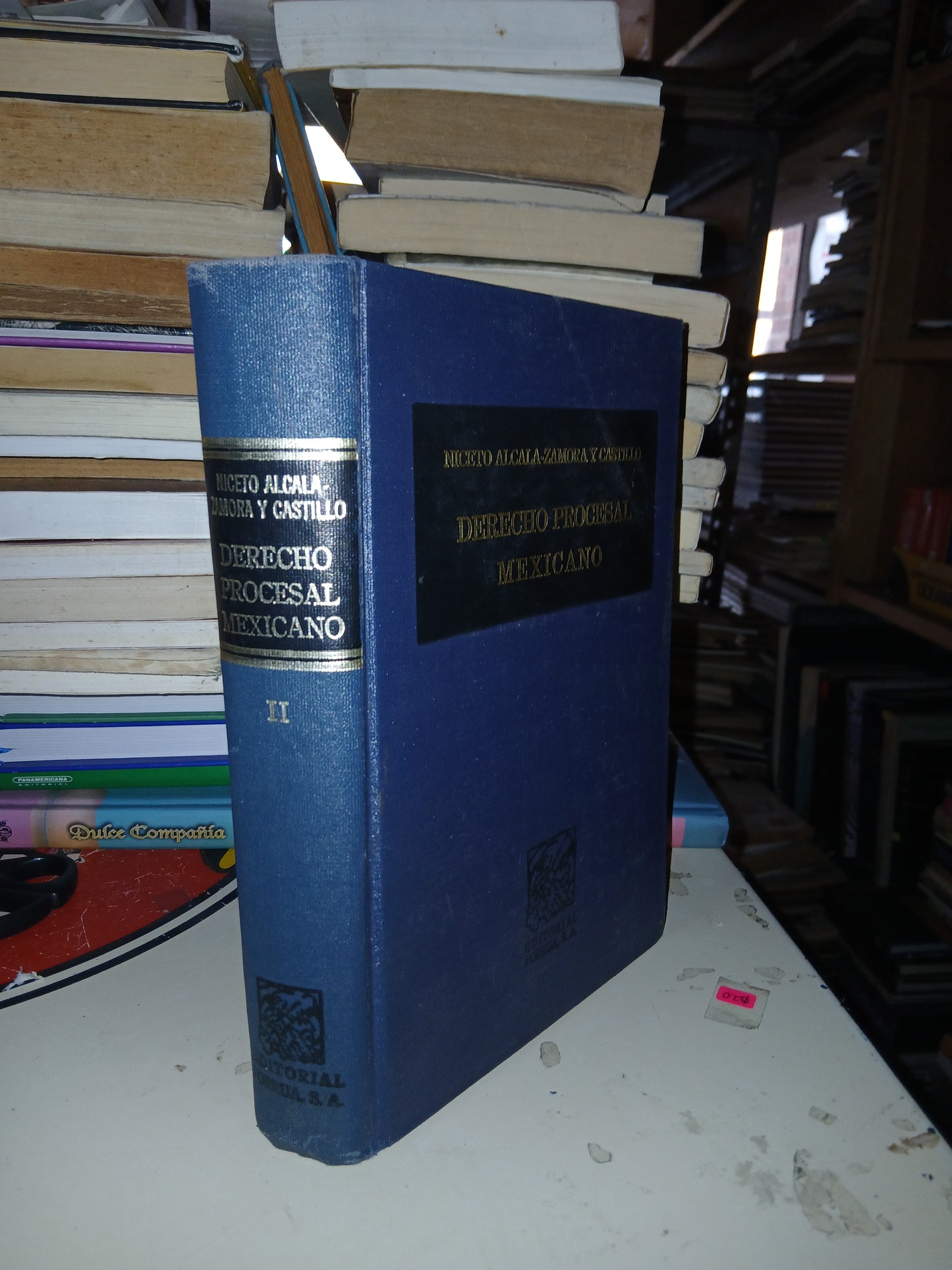 DERECHO PROCESAL MEXICANO POR NICETO ALCALÁ-ZAMORA Y CASTILLO USADO DERECHO LITERARIO 207