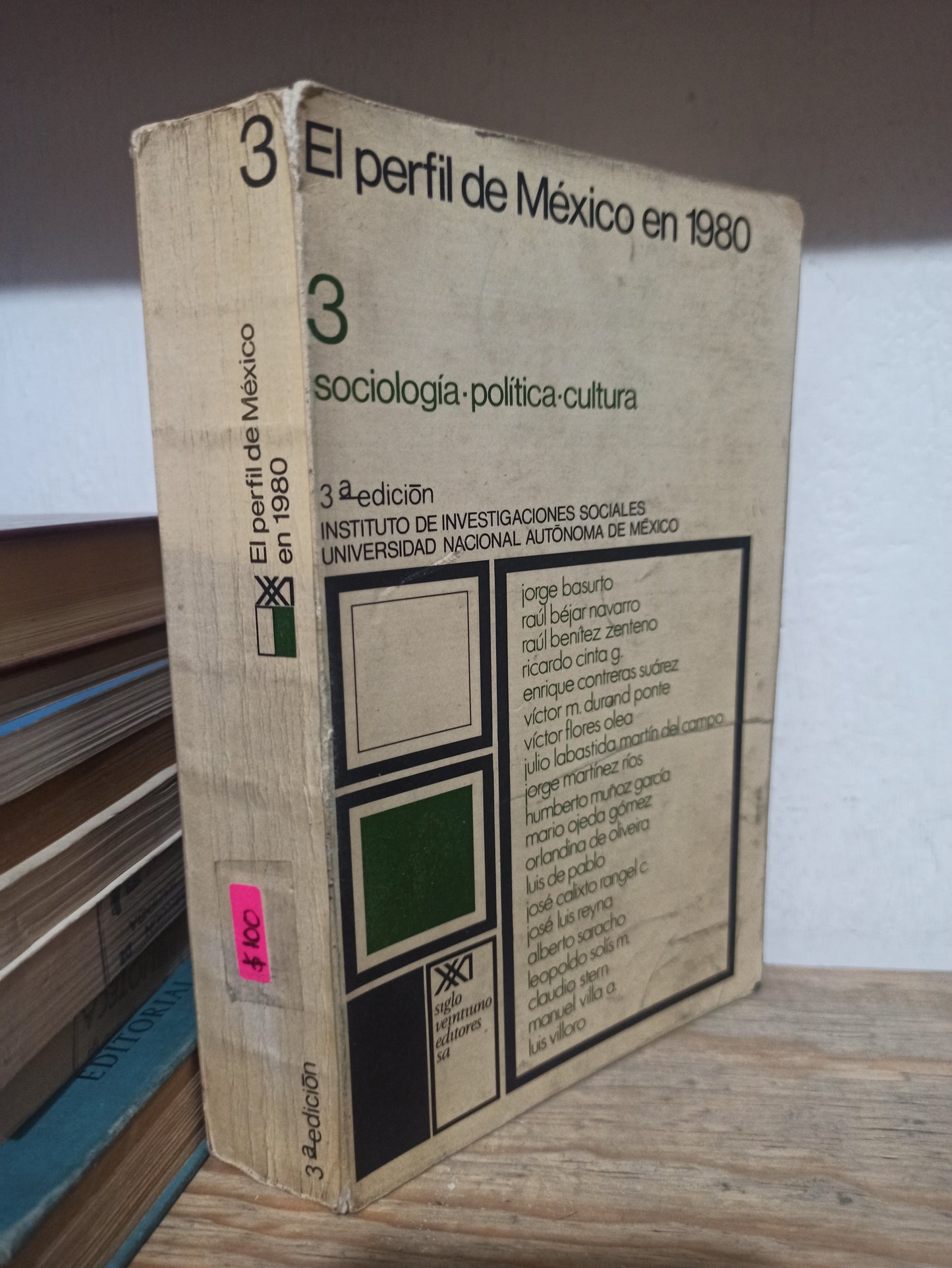 EL PERFIL DE MEXICO EN 1980 POR VARIOS AUTORES USADO FILOSOFÍA JUÁREZ