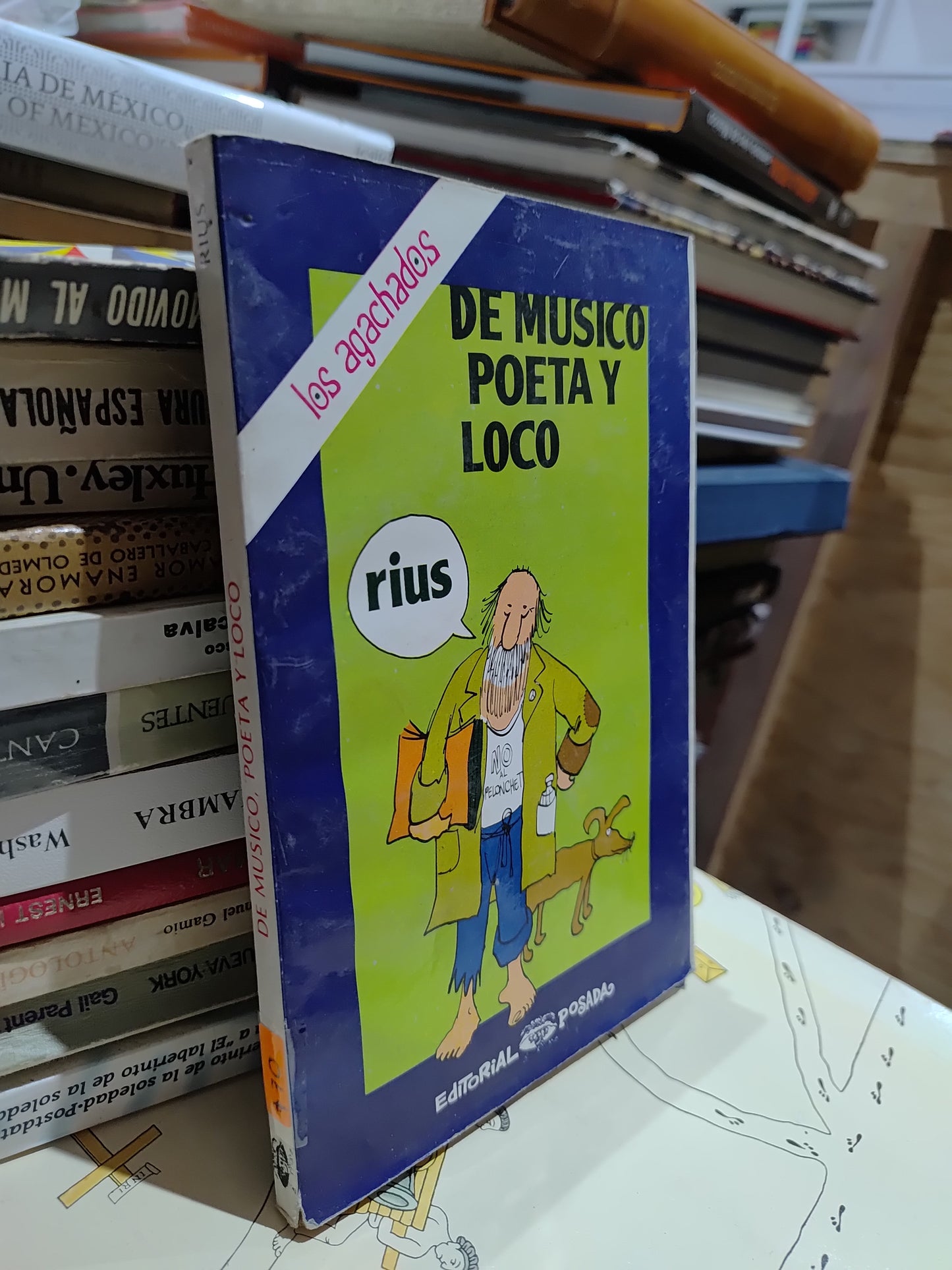 DE MUSICO POETA Y LOCO POR RIUS USADO NOVELAS JUAREZ 515