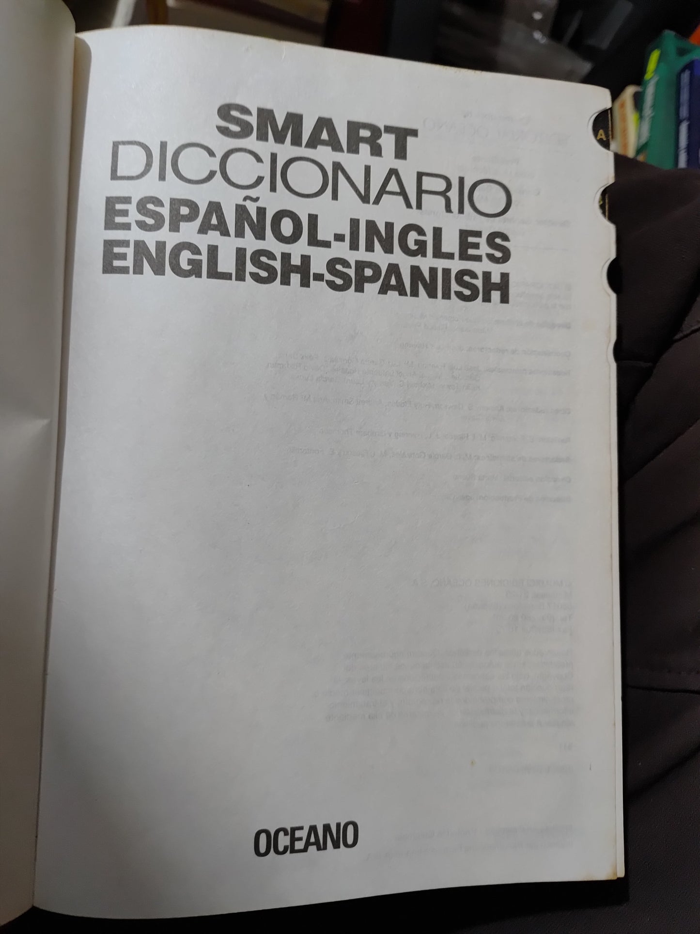 DICCIONARIO ESPAÑOL INGLES POR EDITORIAL OCEANO USADO IDIOMAS JUAREZ