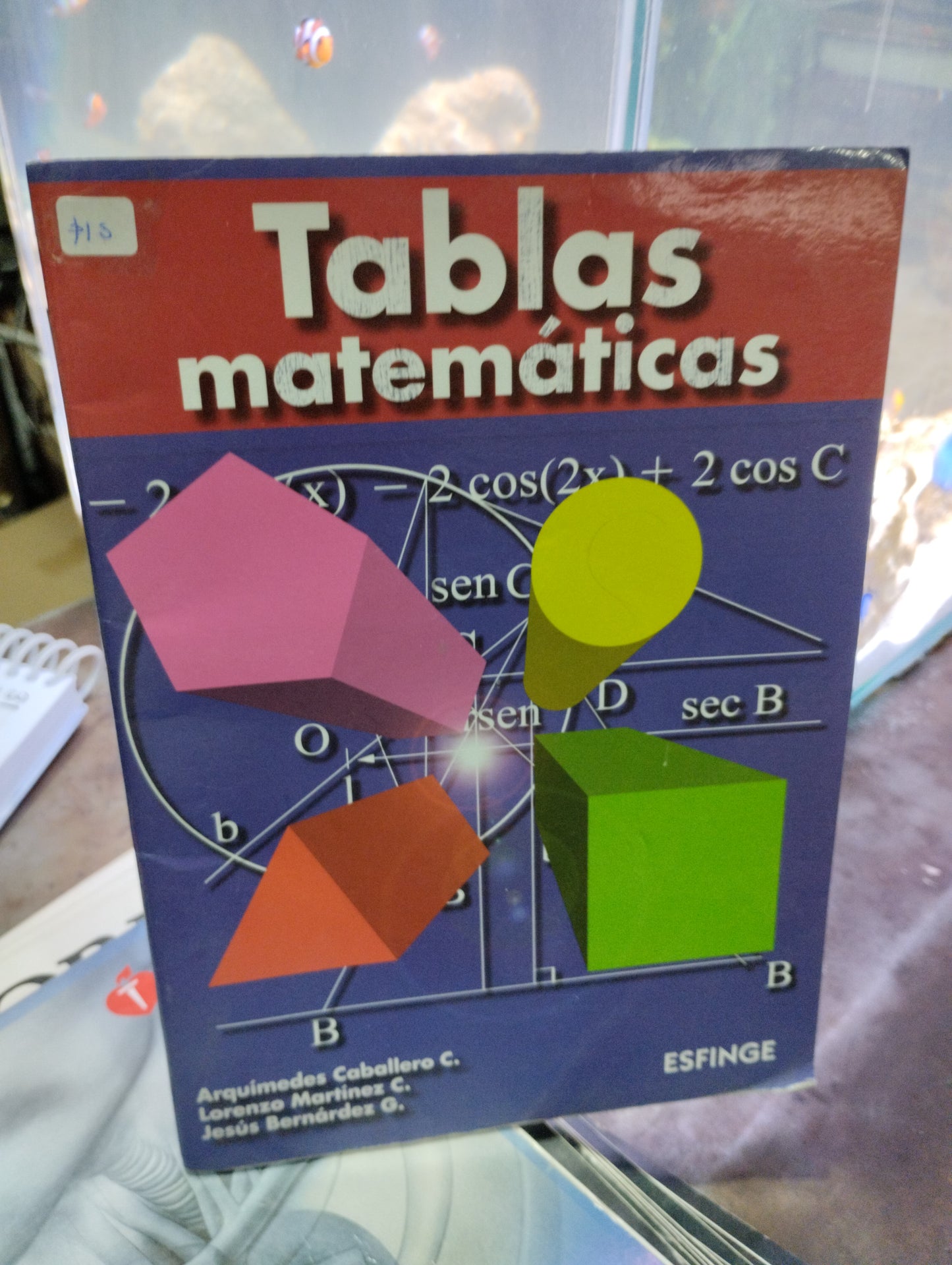 TABLAS MATEMATICAS POR ARQUIMEDES CABALLERO USADO MATEMÁTICAS ALDAMA