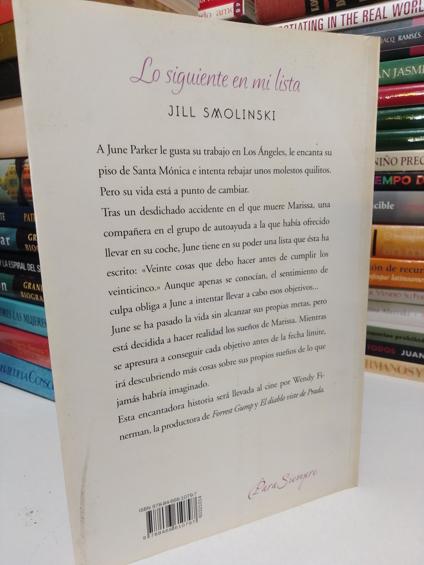 LO SIGUIENTE EN MI LISTA POR JILL SMOLINSKI USADO NOVELA JUÁREZ