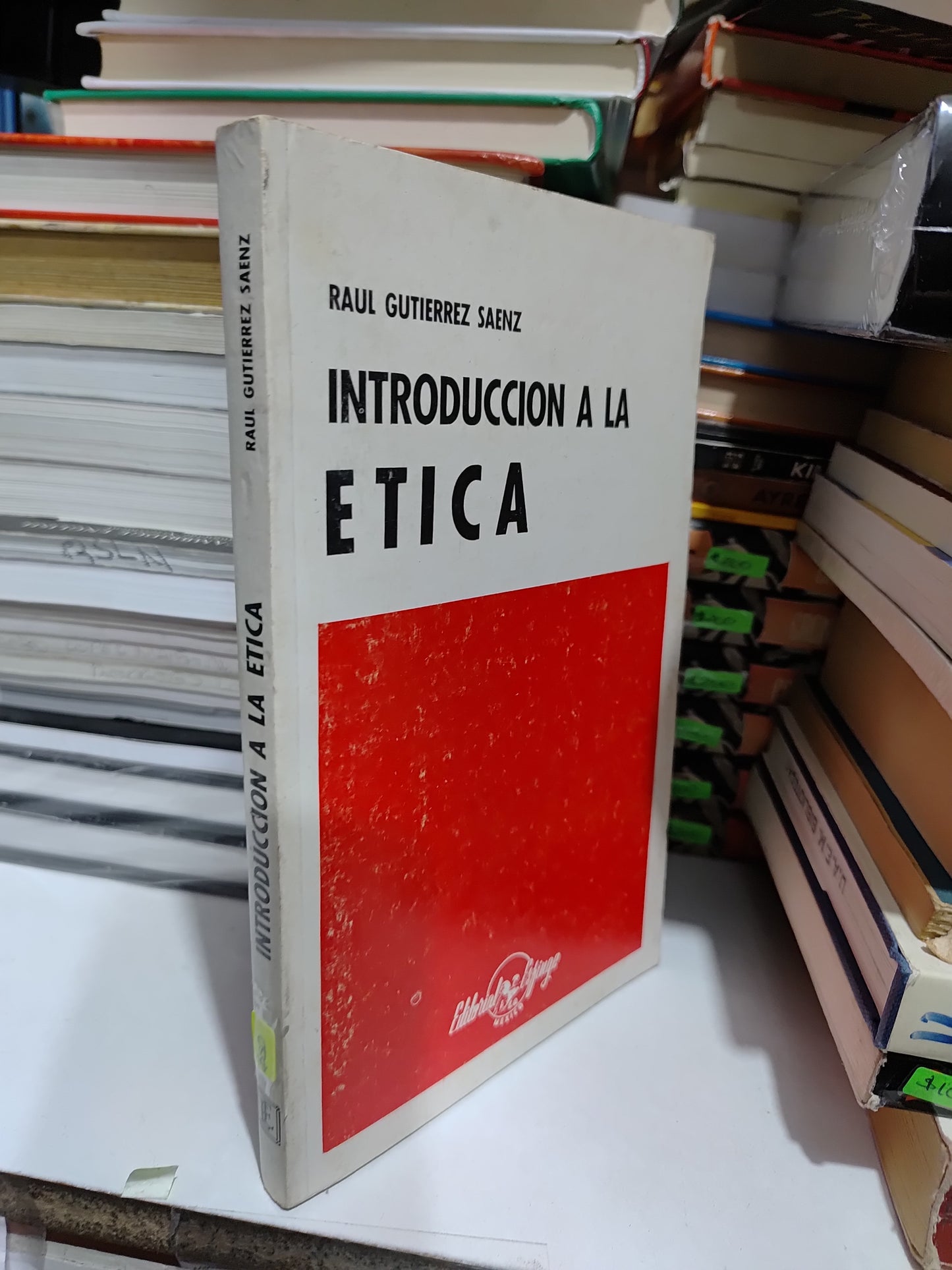 INTRODUCCION A LA ETICA POR RAUL GUTIERREZ SAENZ USADO SOCIOLOGIA JUAREZ 507