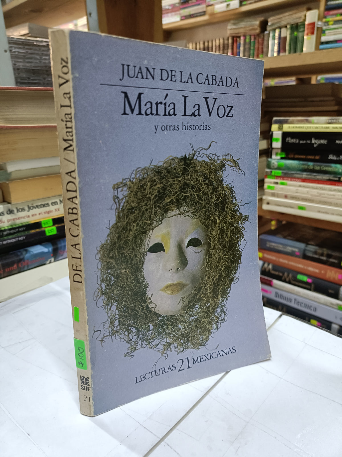 MARIA LA VOZ Y OTRAS HISTORIAS POR JUAN DE LA CABADA USADO NOVELA LITERARIO 207