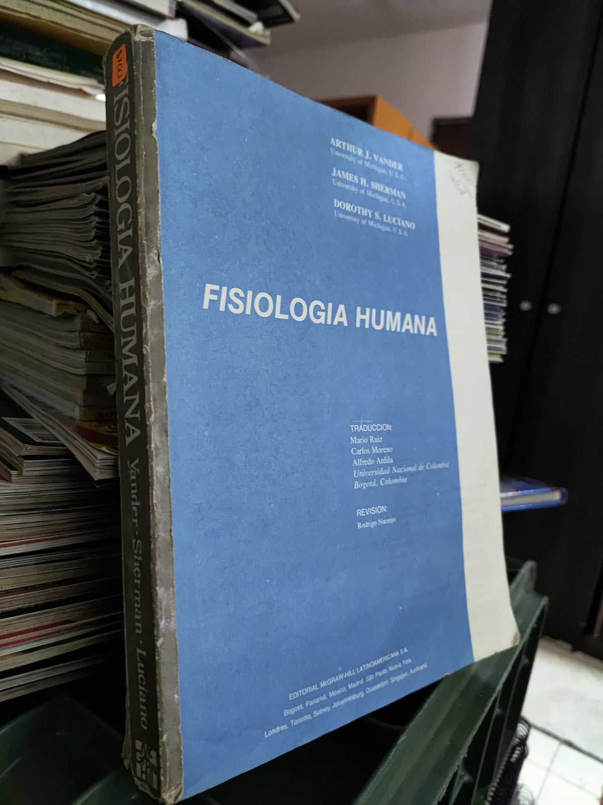 FISIOLOGIA HUMANA POR ARTHUR J. VANDER USADO SALUD JUAREZ 515