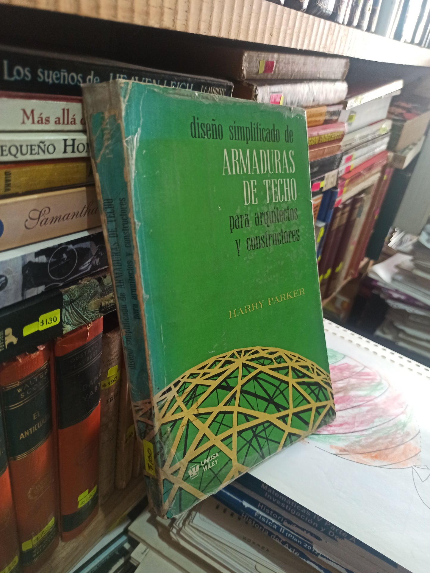 ARMADURAS DE TECHO PARA ARQUITECTOS Y CONSTRUCTORES POR HARRY PARKER USADO ARTE LITERARIO 305
