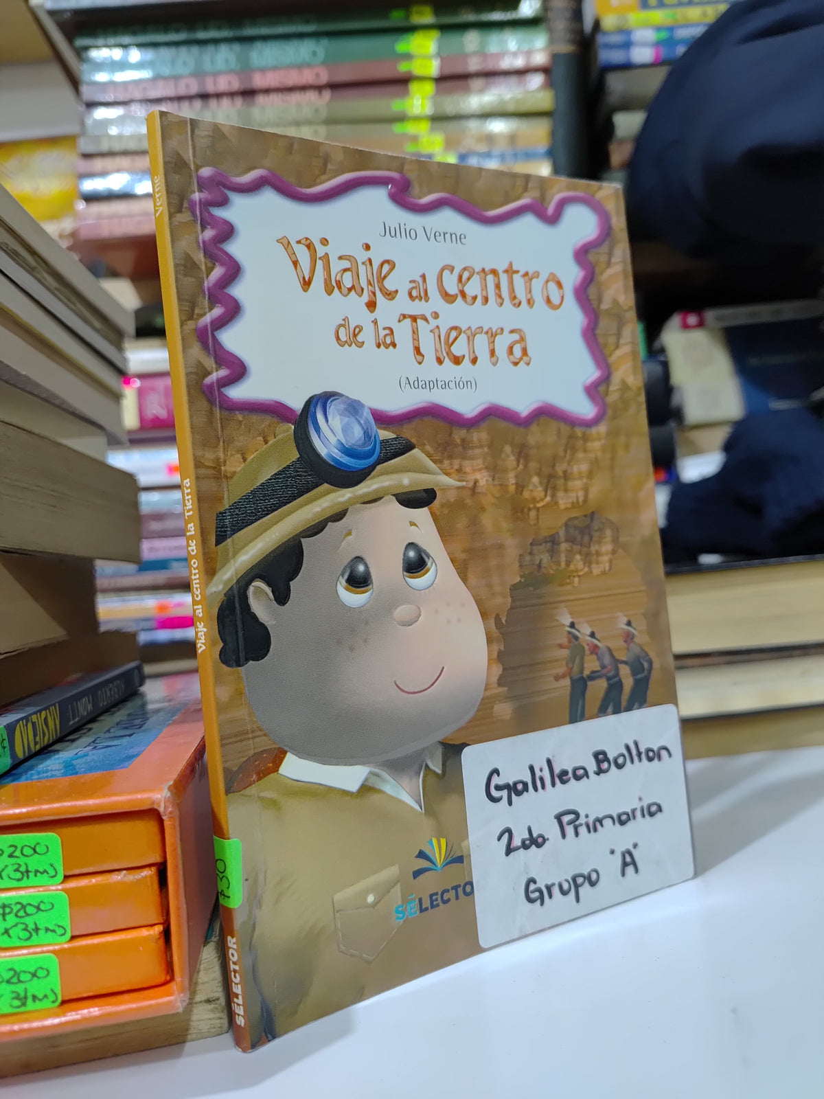 VIAJE AL CENTRO DE LA TIERRA POR JULIO VERNE USADO INFANTILES JUAREZ 507