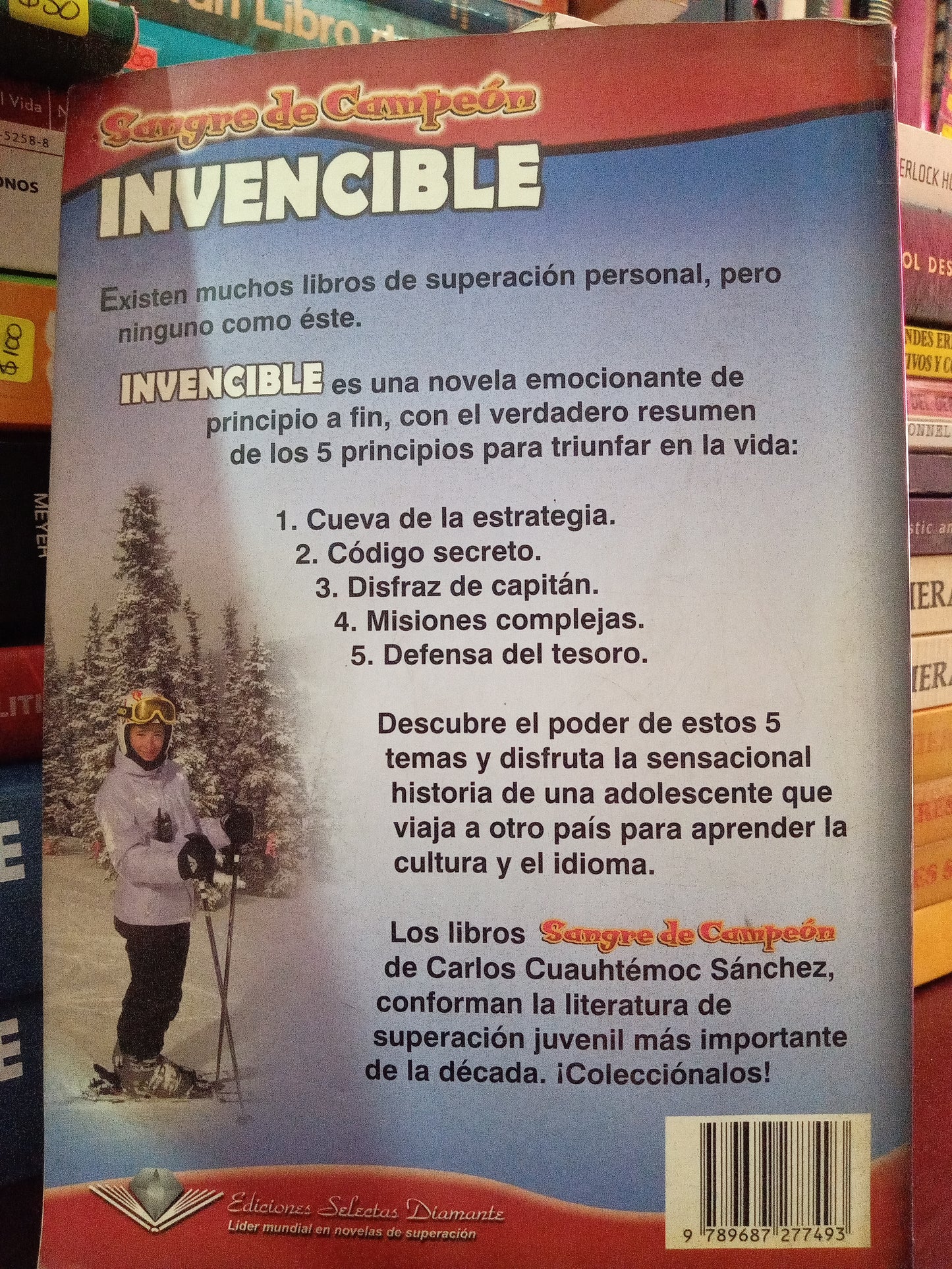 SANGRE DE CAMPEON INVENCIBLE CARLOS CUAUHTÉMOC SÁNCHEZ, S.PERSONAL USADO LITERARIO #305