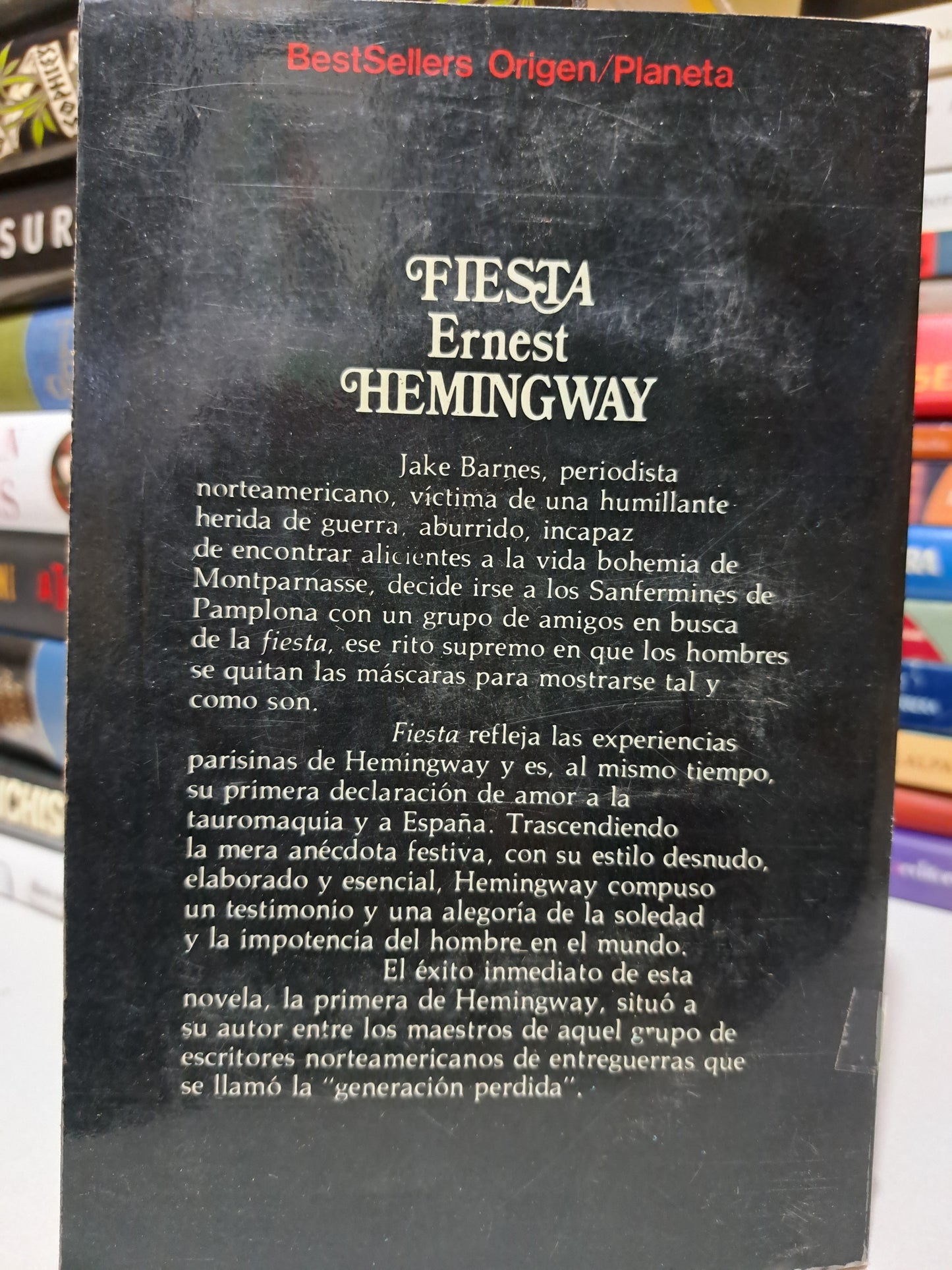 FIESTA #53 ERNEST HEMINGWAY USADO NOVELA JUÁREZ