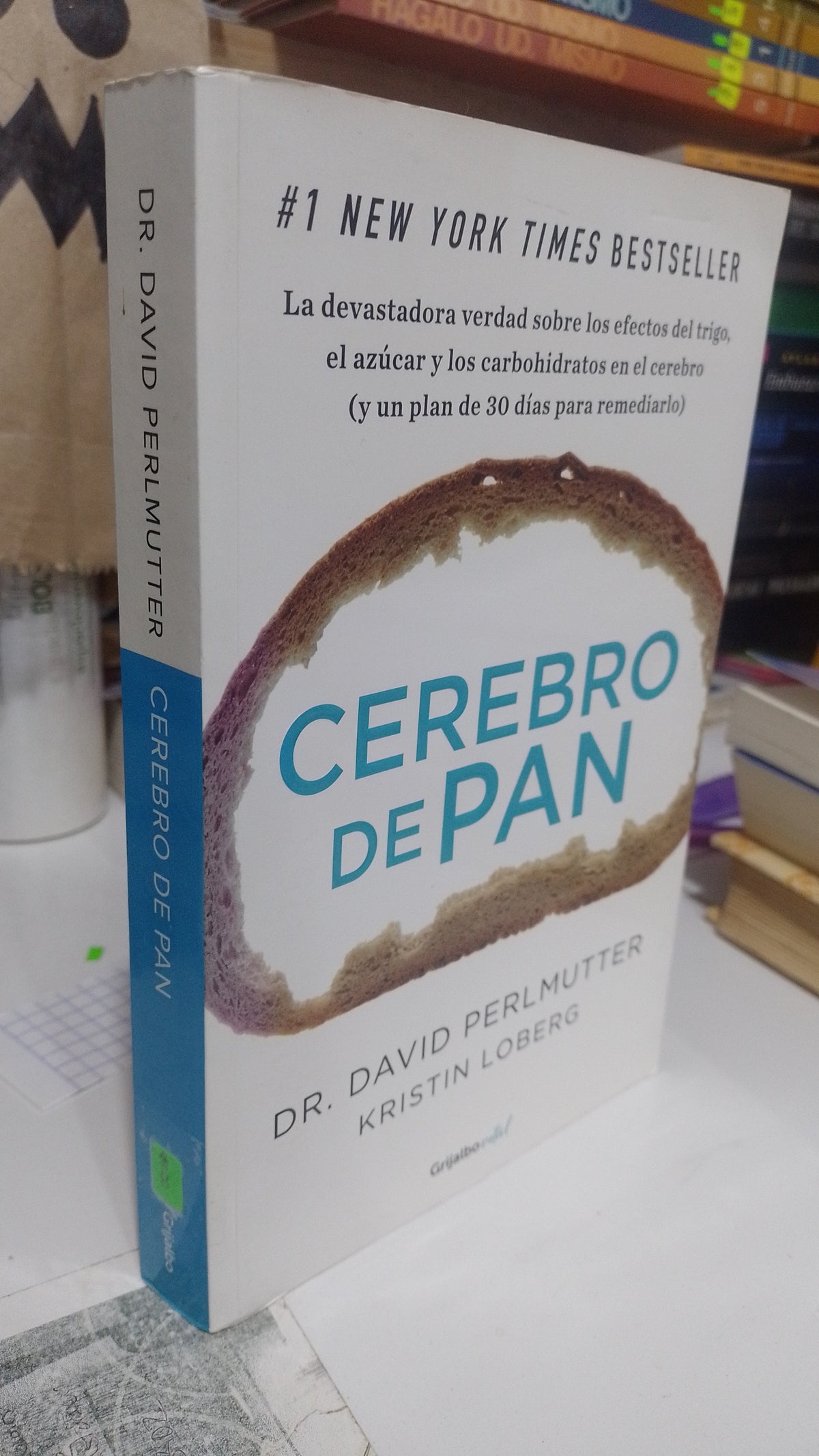 CEREBRO DE PAN POR DAVID PERLMUTTER USADO SALUD JUAREZ 507