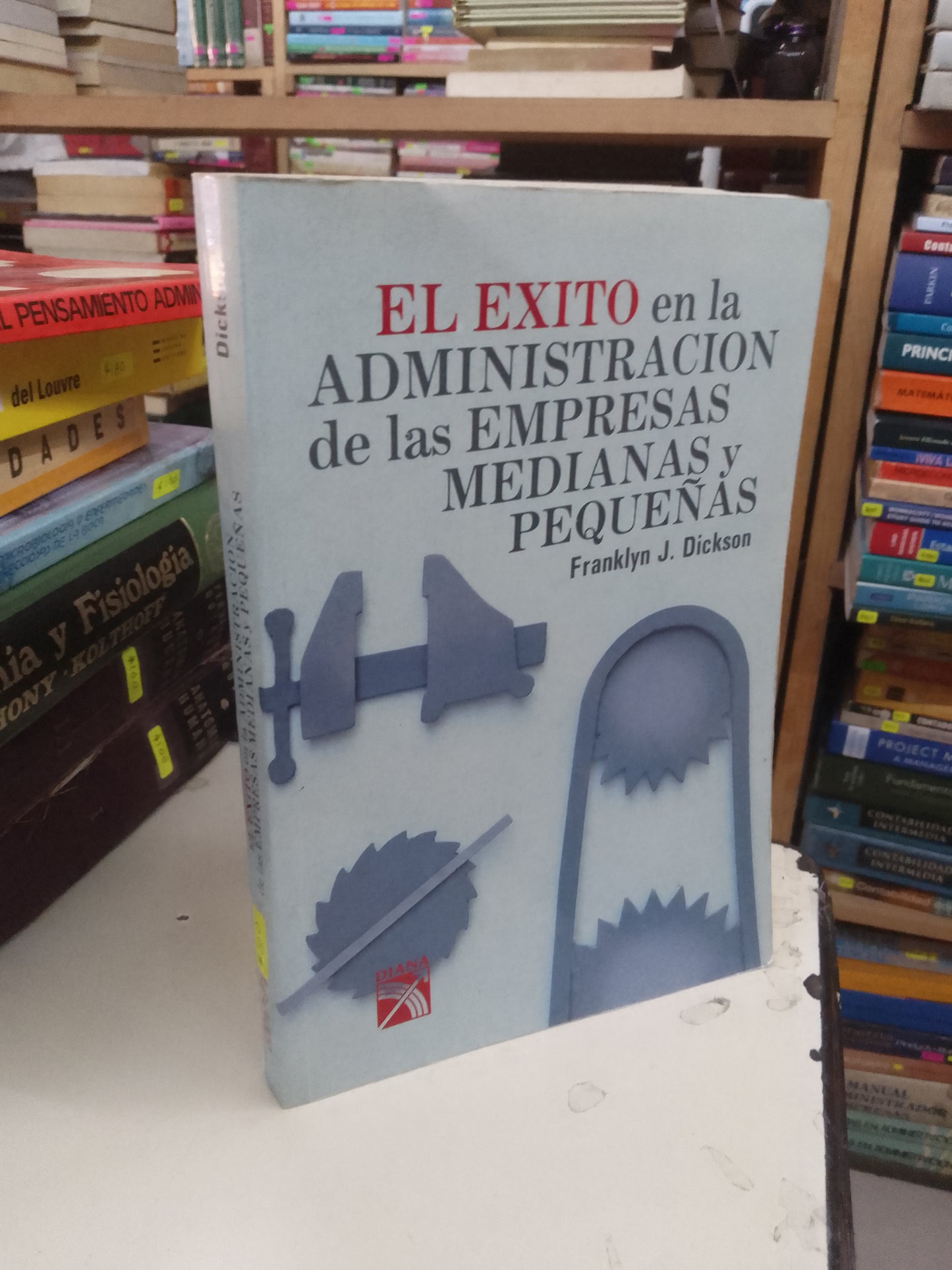 EL ÉXITO EN LA ADMINISTRACIÓN DE LAS EMPRESAS MEDIANAS Y PEQUEÑAS POR FRANKLIN J. DICKSON USADO ADMINISTRACIÓN LITERARIO 207