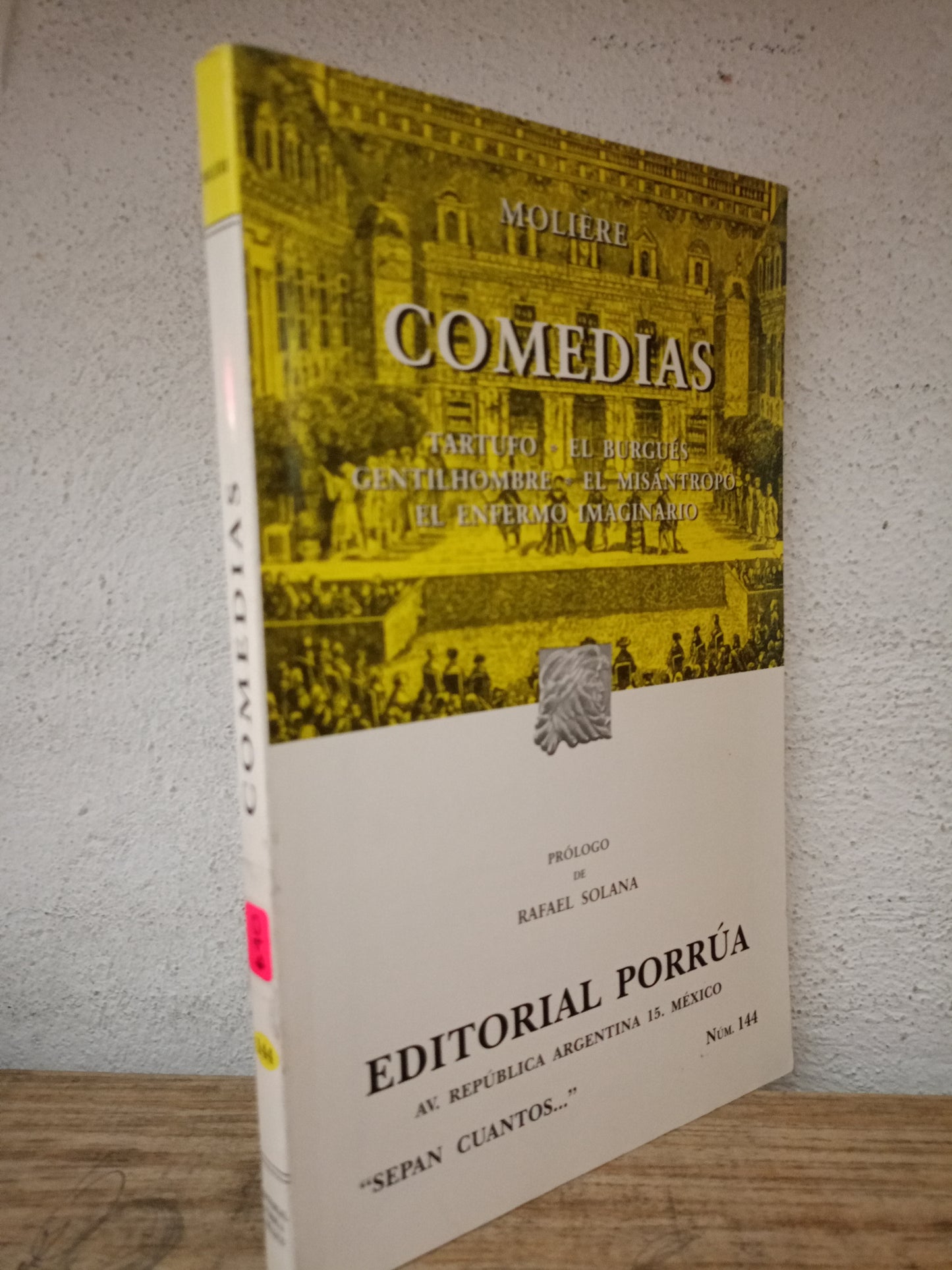 COMEDIAS POR MOLIERE USADO NOVELA LITERARIO 305