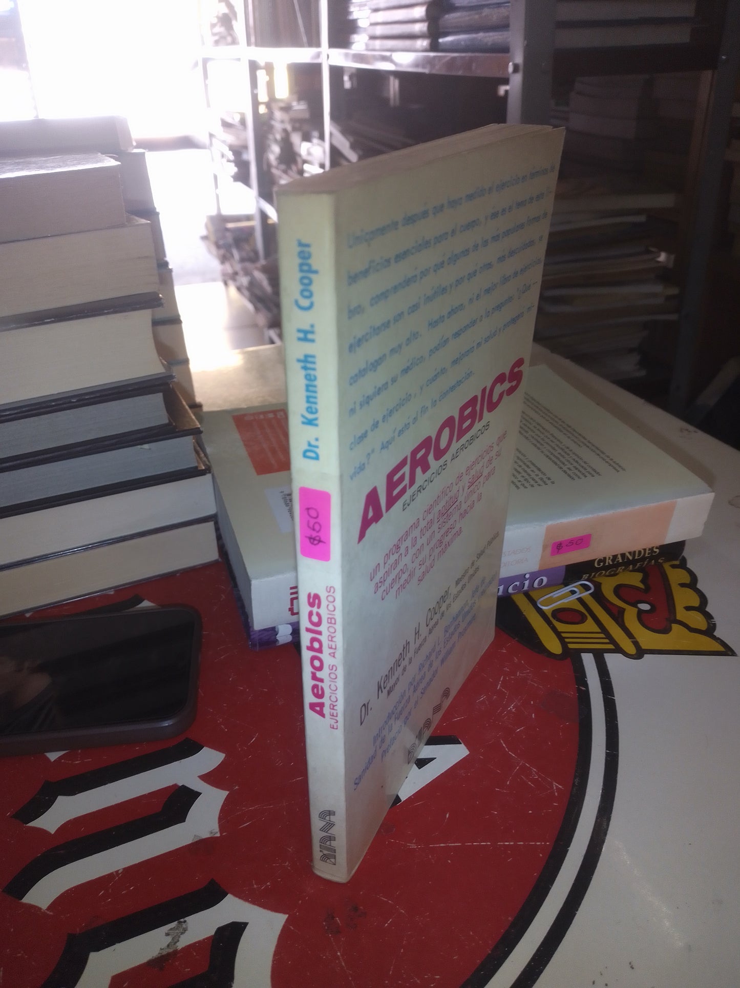 AEROBICS POR DR KENNETH H COOPER USADO MEDICINA LITERARIO 207