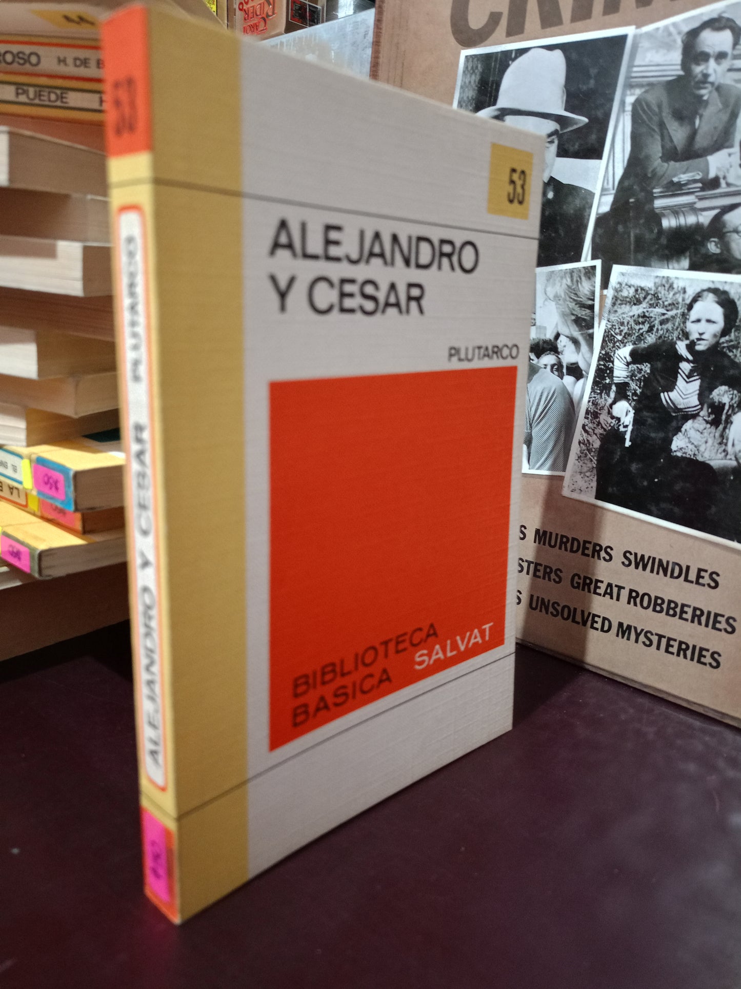 ALEJANDRO Y CESAR PLUTARCO USADO NOVELA LITERARIO 305