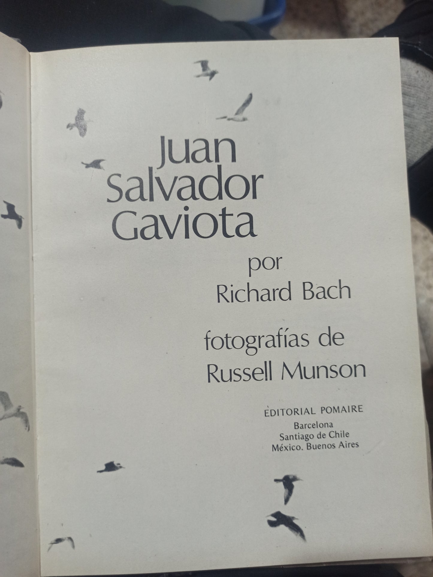 JUAN SALVADOR GAVIOTA POR RICHARD BACH USADO SUPERACIÓN PERSONAL ALDAMA