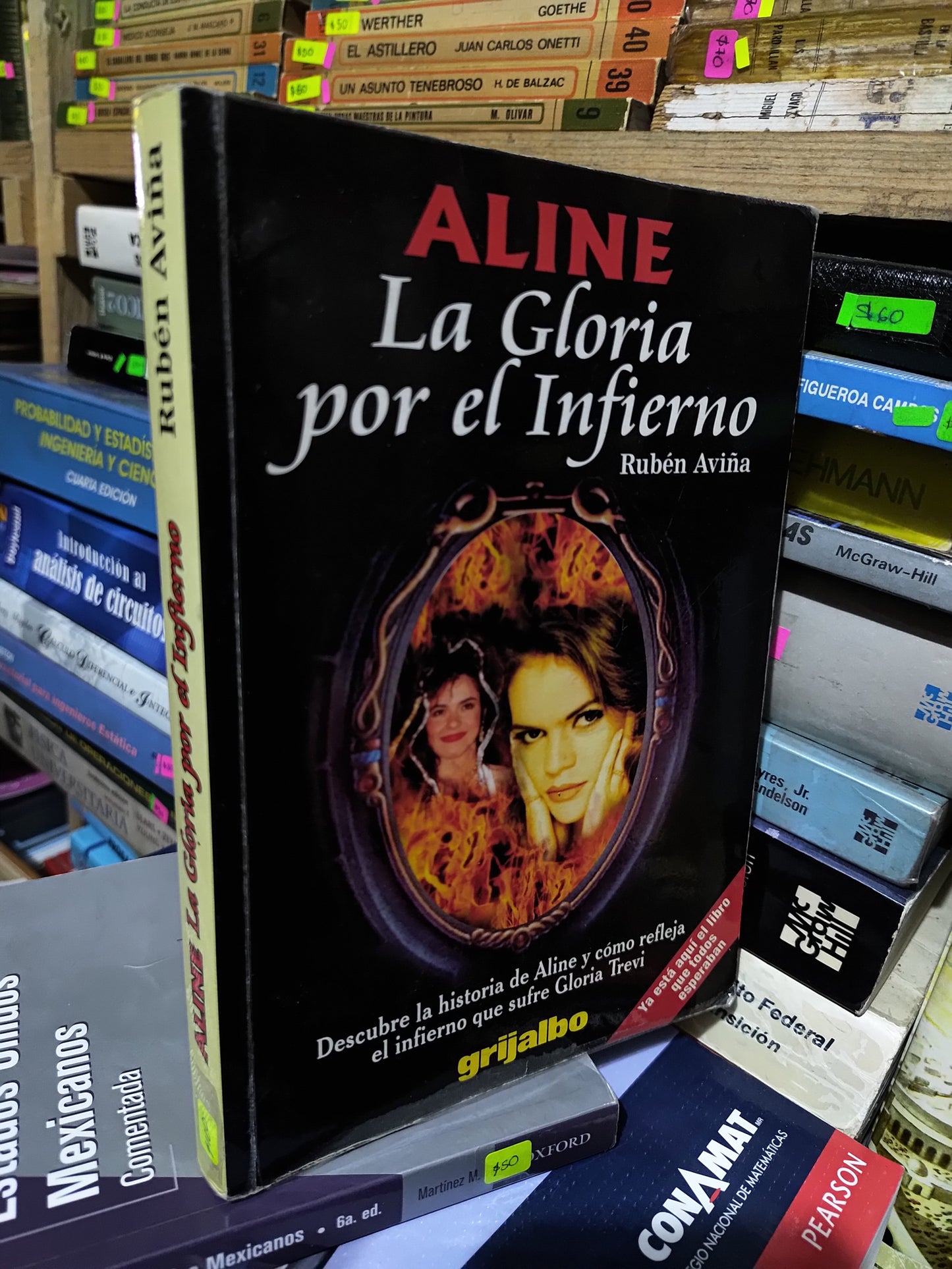 LA GLORIA POR EL INFIERNO POR RUBEN AVIÑA USADO NOVELAS JUAREZ 507