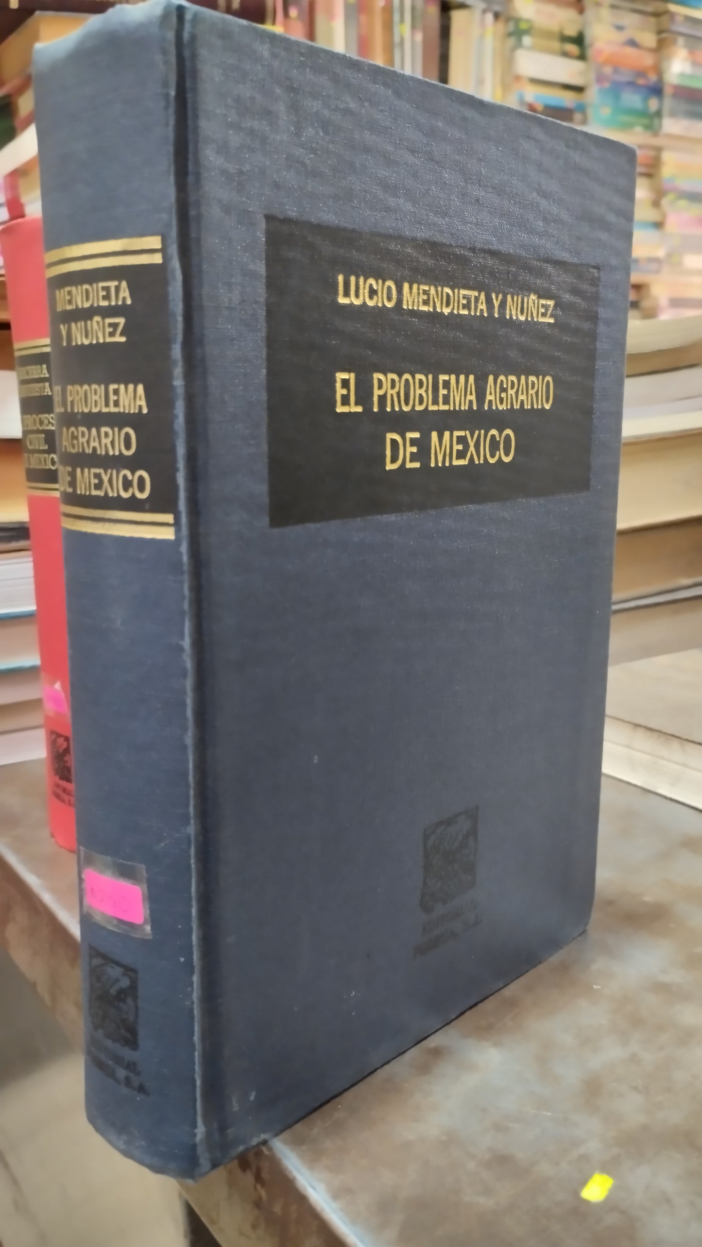 EL PROBLEMA AGRARIO EN MEXICO POR LUCIO MENDIETA Y NUÑEZ LIBRO USADO DERECHO ALDAMA