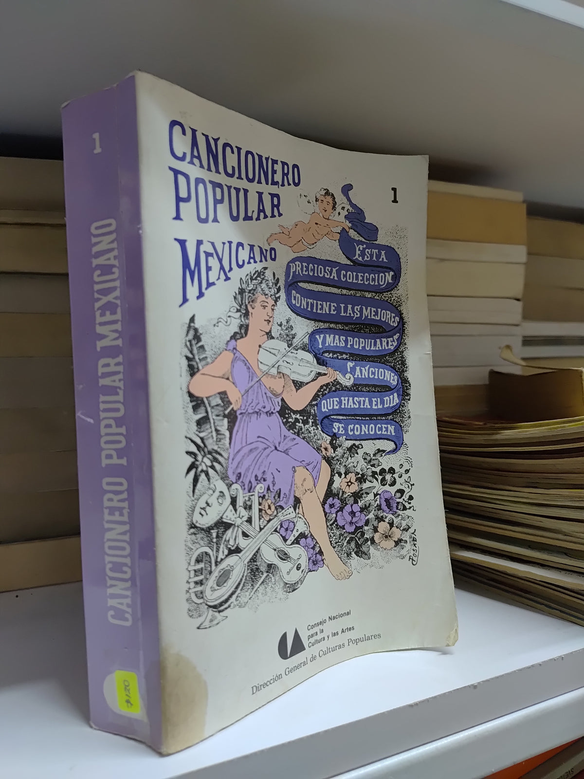 CANCIONERO POPULAR MEXICANO POR CONSEJO NACIONAL PARA LA CULTURA USADO MUSICA JUAREZ 507