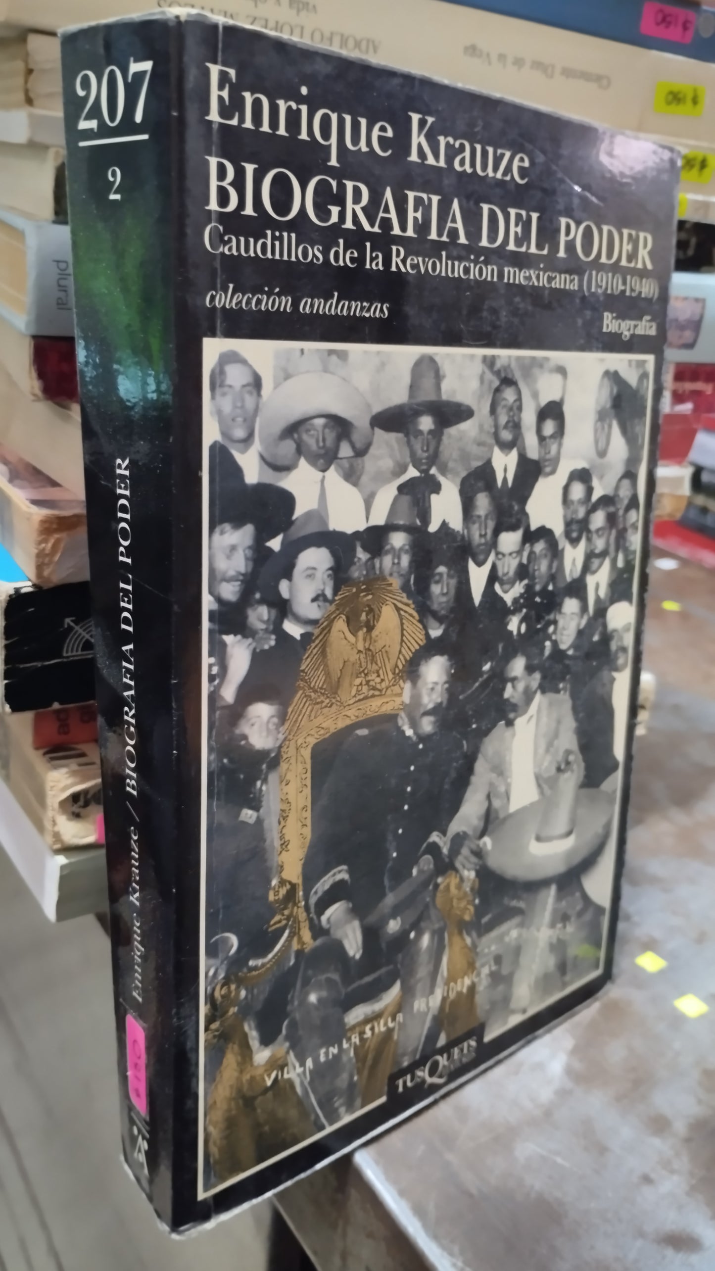 BIOGRAFIA DEL PODER POR ENRIQUE KRAUZE LIBRO USADO HISTORIA ALDAMA