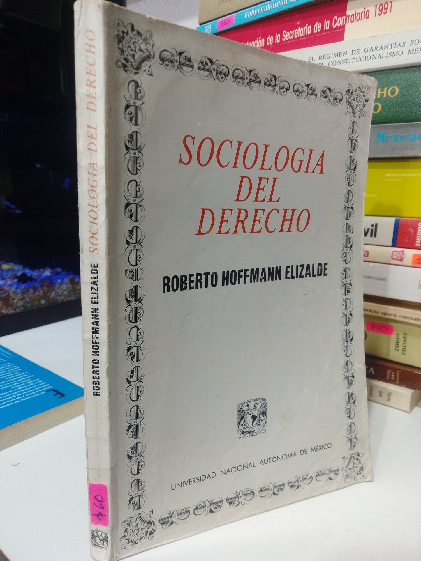 SOCIOLOGIA DEL DERECHO POR ROBERTO HOFFMANN ELIZALDE USADO DERECHO JUAREZ