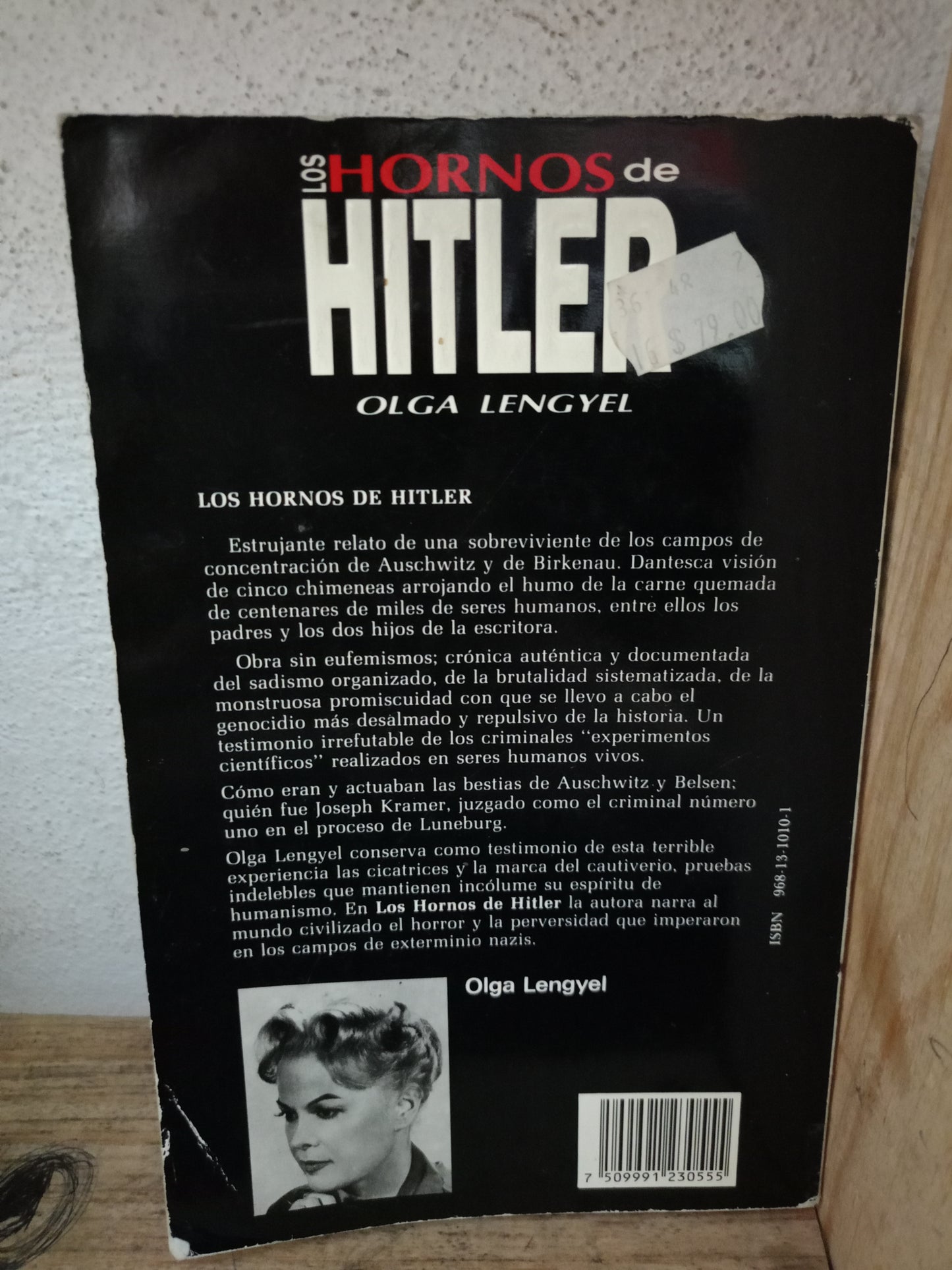 LOS HORNOS DE HITLER POR OLGA LENGYEL USADO HISTORIA LITERARIO 305