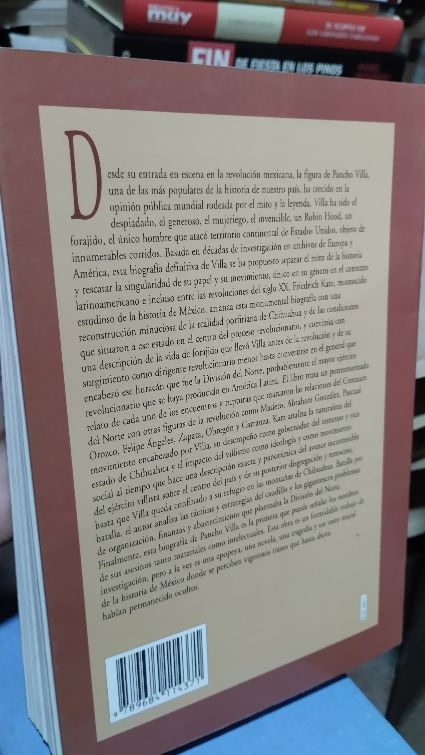 PANCHO VILLA POR FRIEDRICH KATZ LIBRO USADO HISTORIA ALDAMA