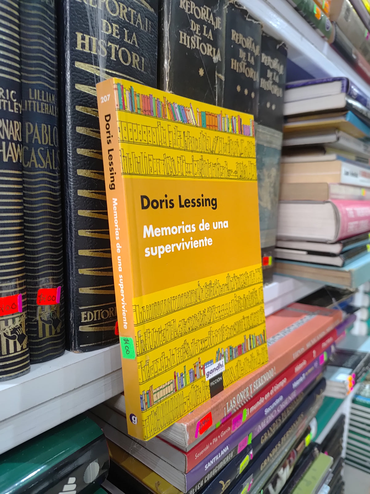 MEMORIAS DE UNA SUPERVIVIENTE POR DORIS LESSING USADO NOVELAS JUAREZ 515