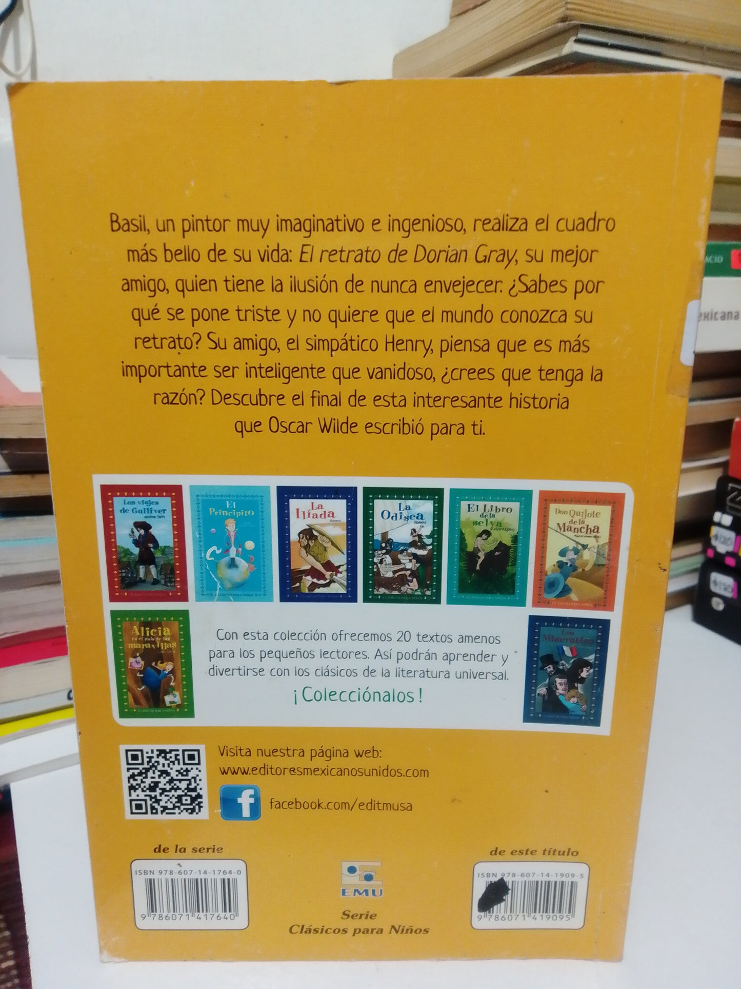 EL RETRATO DE DORIAN GRAY POR OSCAR WILDE, USADO, INFANTIL ,JUAREZ