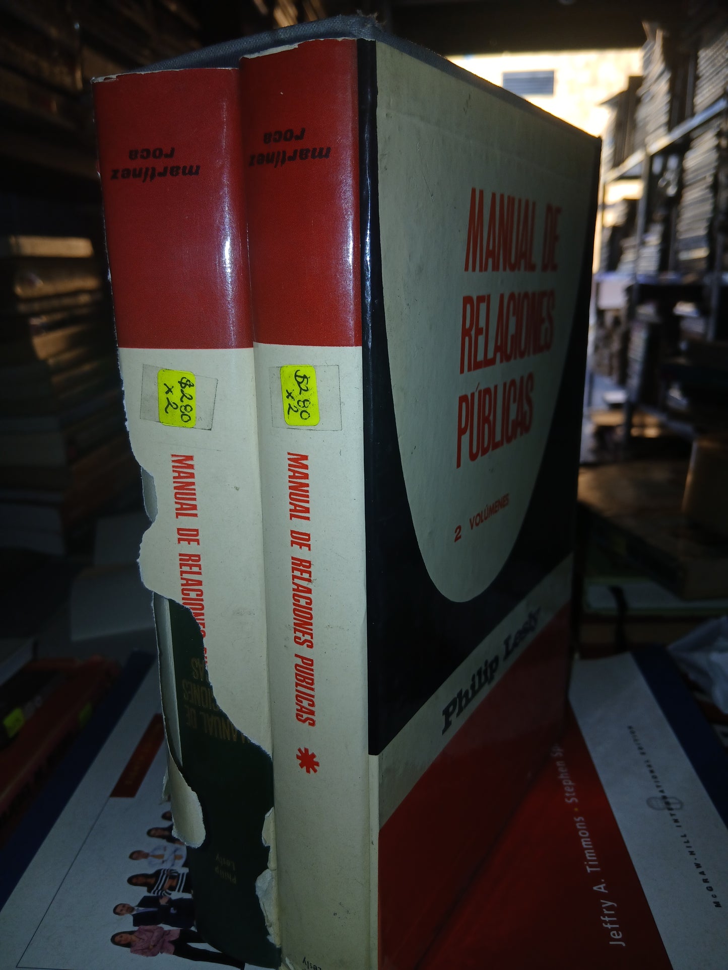 MANUAL DE RELACIONES PUBLICAS 2 TOMOS POR PHILIP LESLY USADO ADMINISTRACIÓN LITERARIO 207