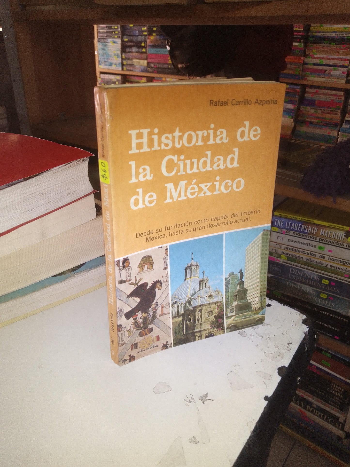 HISTORIA DE LA CIUDAD DE MÉXICO POR RAFAEL CARRILLO AZPEITIA USADO HISTORIA LITERARIO 207