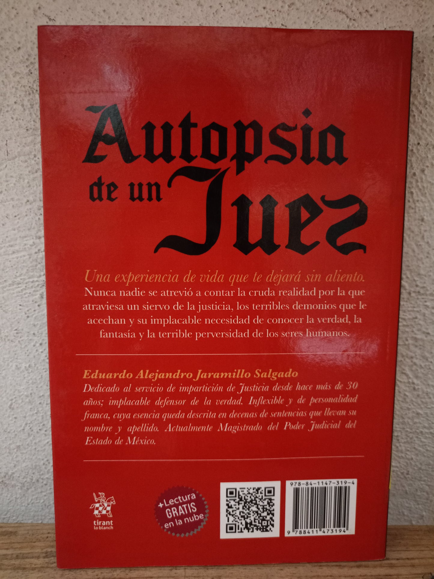 AUTOPSIA DE UN JUEZ POR EDUARDO ALEJANDRO JARAMILLO SALGADO USADO DERECHO LITERARIO 305