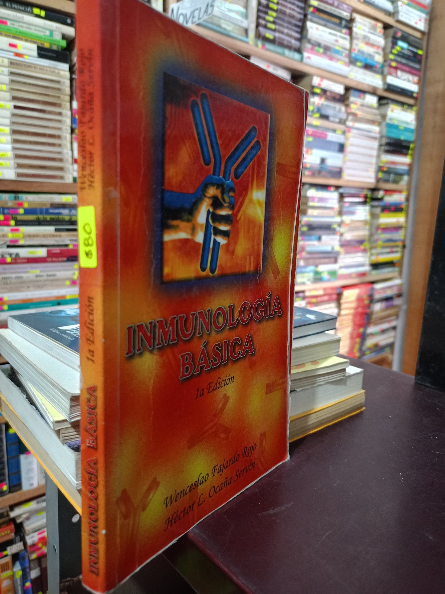 INMUNOLOGIA BASICA PRIMERA Y SEGUNDA EDICION POR HECTOR L OCAÑA SERVIN USADO SALUD LITERARIO 305