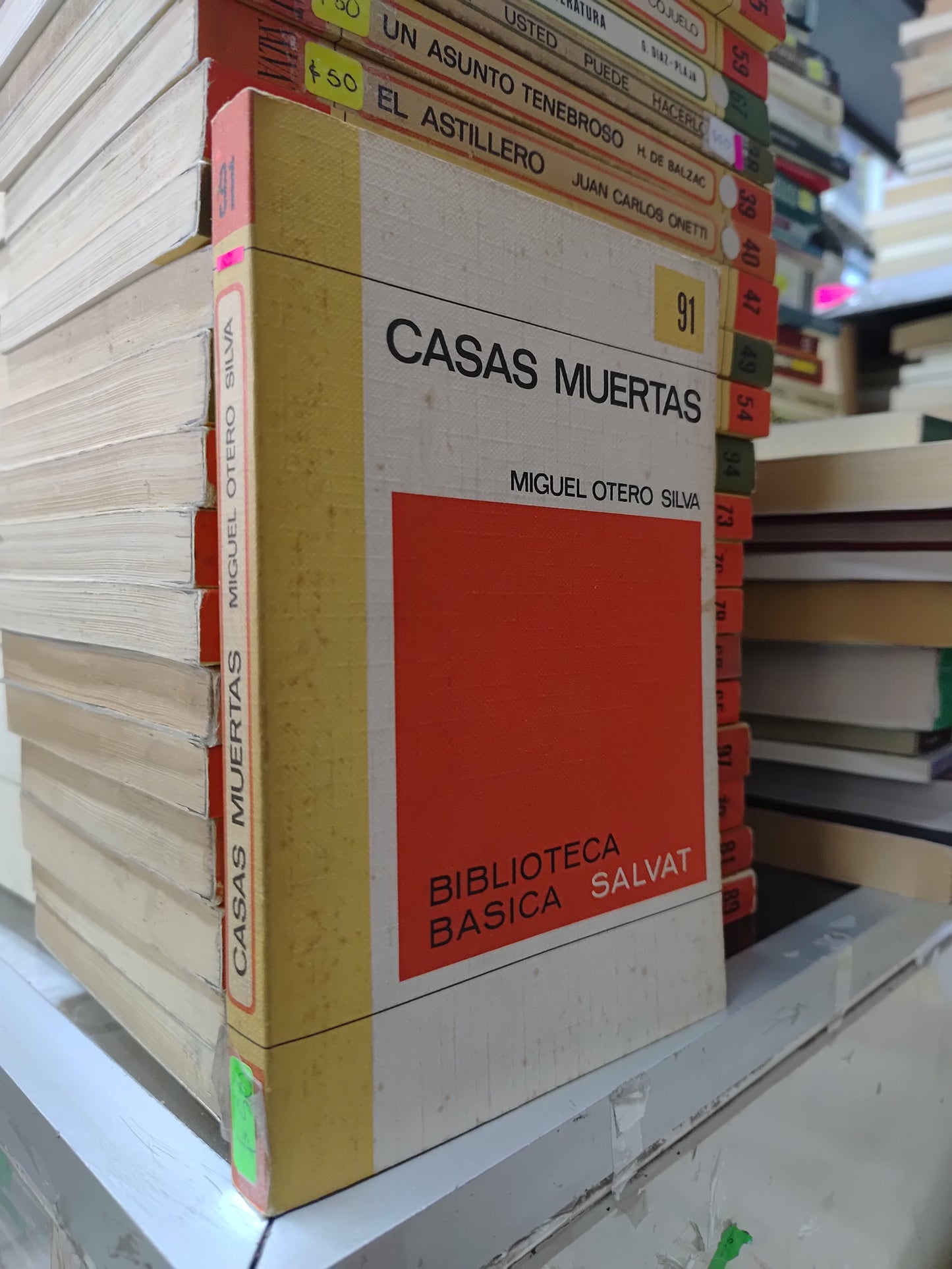 CASAS MUERTAS POR MIGUEL OTERO SILVA USADO NOVELAS JUAREZ 507